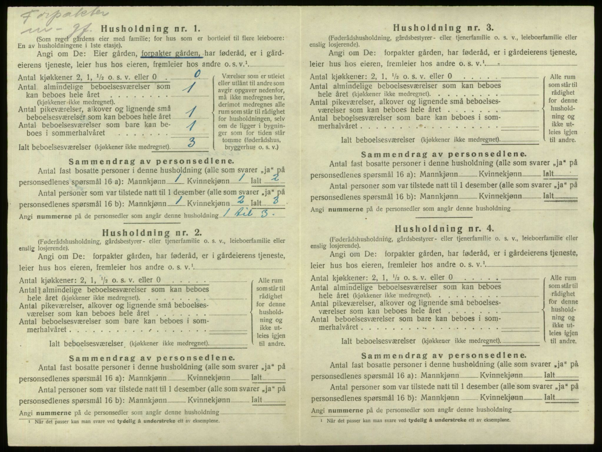 SAB, Folketelling 1920 for 1437 Kinn herred, 1920, s. 125