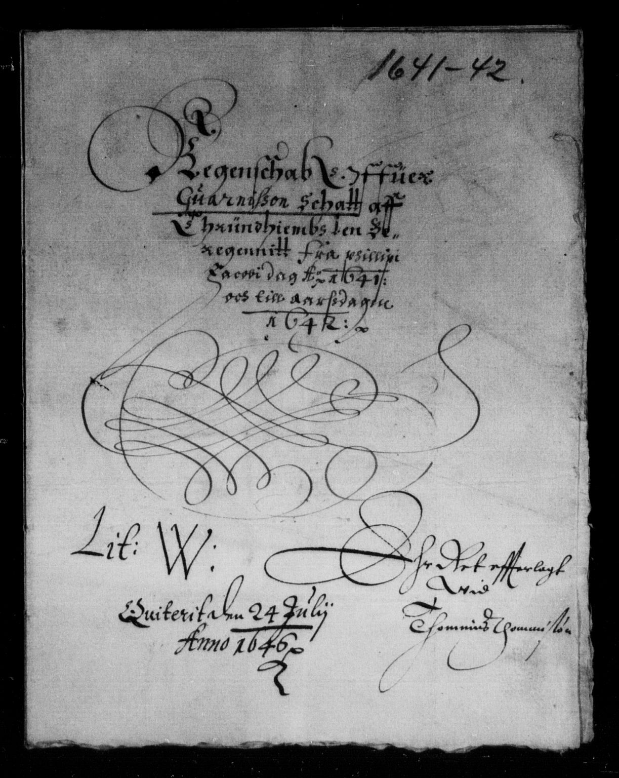 Rentekammeret inntil 1814, Reviderte regnskaper, Lensregnskaper, AV/RA-EA-5023/R/Rb/Rbw/L0072: Trondheim len, 1629-1642