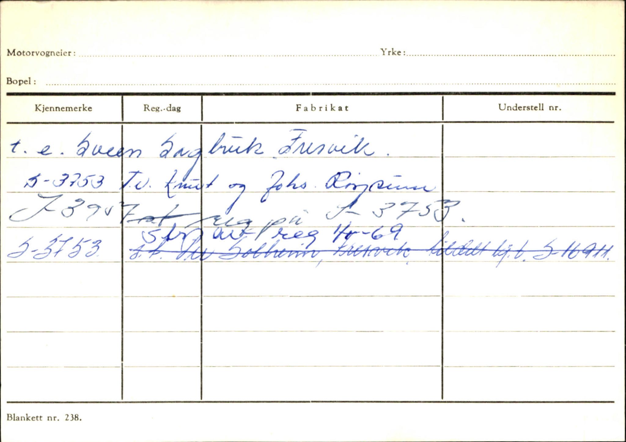 Statens vegvesen, Sogn og Fjordane vegkontor, AV/SAB-A-5301/4/F/L0126: Eigarregister Fjaler M-Å. Leikanger A-Å, 1945-1975, s. 1121