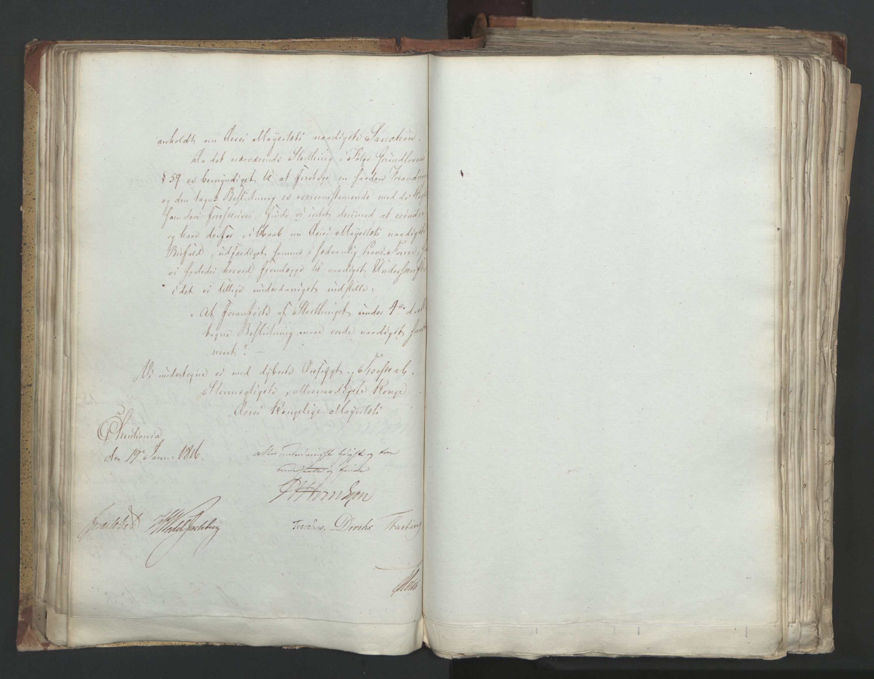 Statsrådsavdelingen i Stockholm, AV/RA-S-1003/D/Da/L0005: Regjeringsinnstillinger nr. 1000-1246, 1816, s. 82