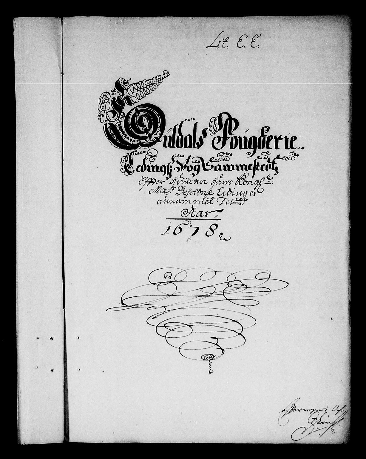 Rentekammeret inntil 1814, Reviderte regnskaper, Stiftamtstueregnskaper, Trondheim stiftamt og Nordland amt, AV/RA-EA-6044/R/Re/L0050: Trondheim stiftamt og Nordland amt, 1678