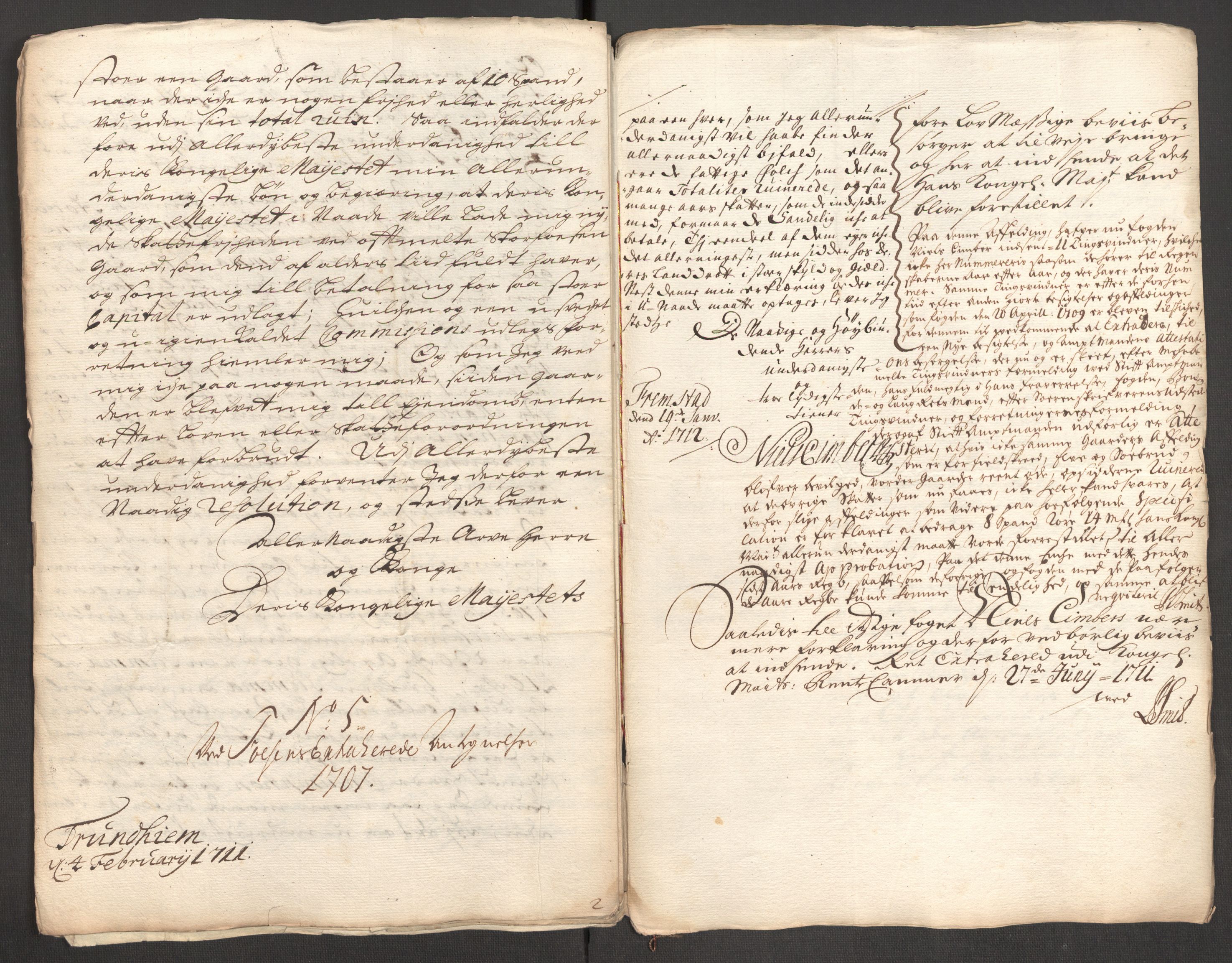 Rentekammeret inntil 1814, Reviderte regnskaper, Fogderegnskap, AV/RA-EA-4092/R57/L3857: Fogderegnskap Fosen, 1706-1707, s. 493