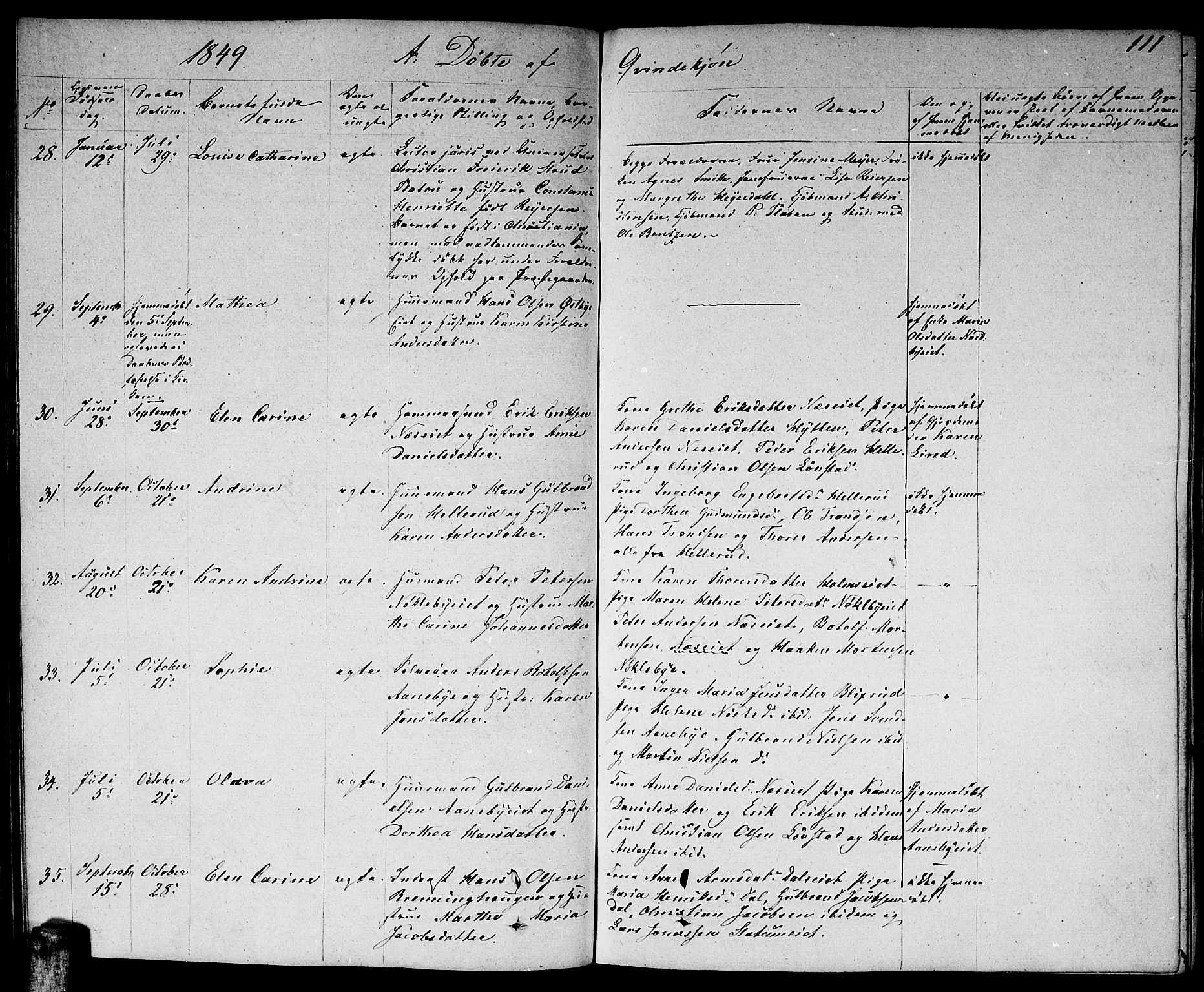 Nittedal prestekontor Kirkebøker, SAO/A-10365a/F/Fa/L0004: Ministerialbok nr. I 4, 1836-1849, s. 111
