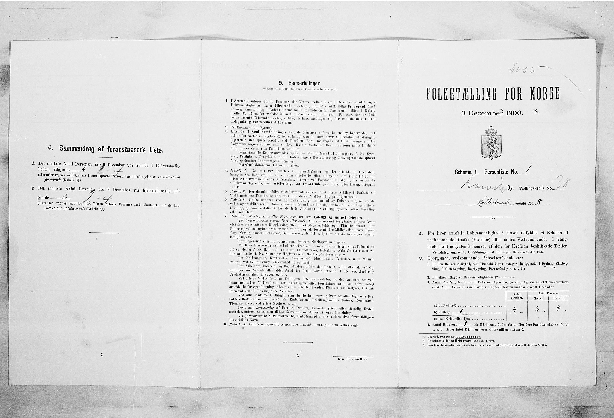RA, Folketelling 1900 for 0707 Larvik kjøpstad, 1900, s. 5028
