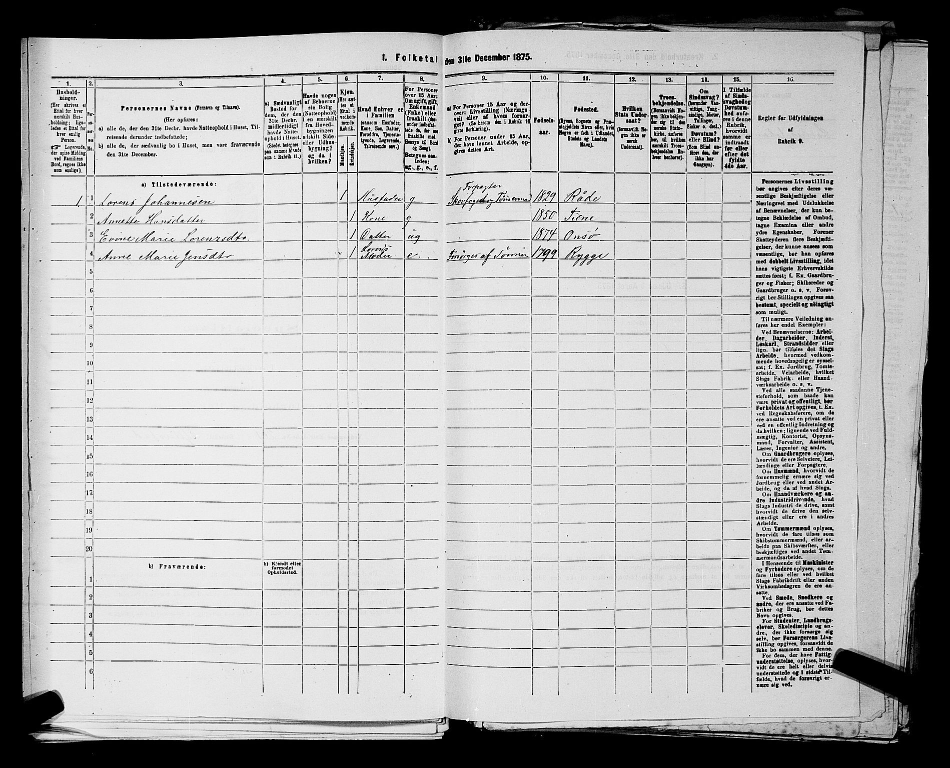 RA, Folketelling 1875 for 0134P Onsøy prestegjeld, 1875, s. 1398