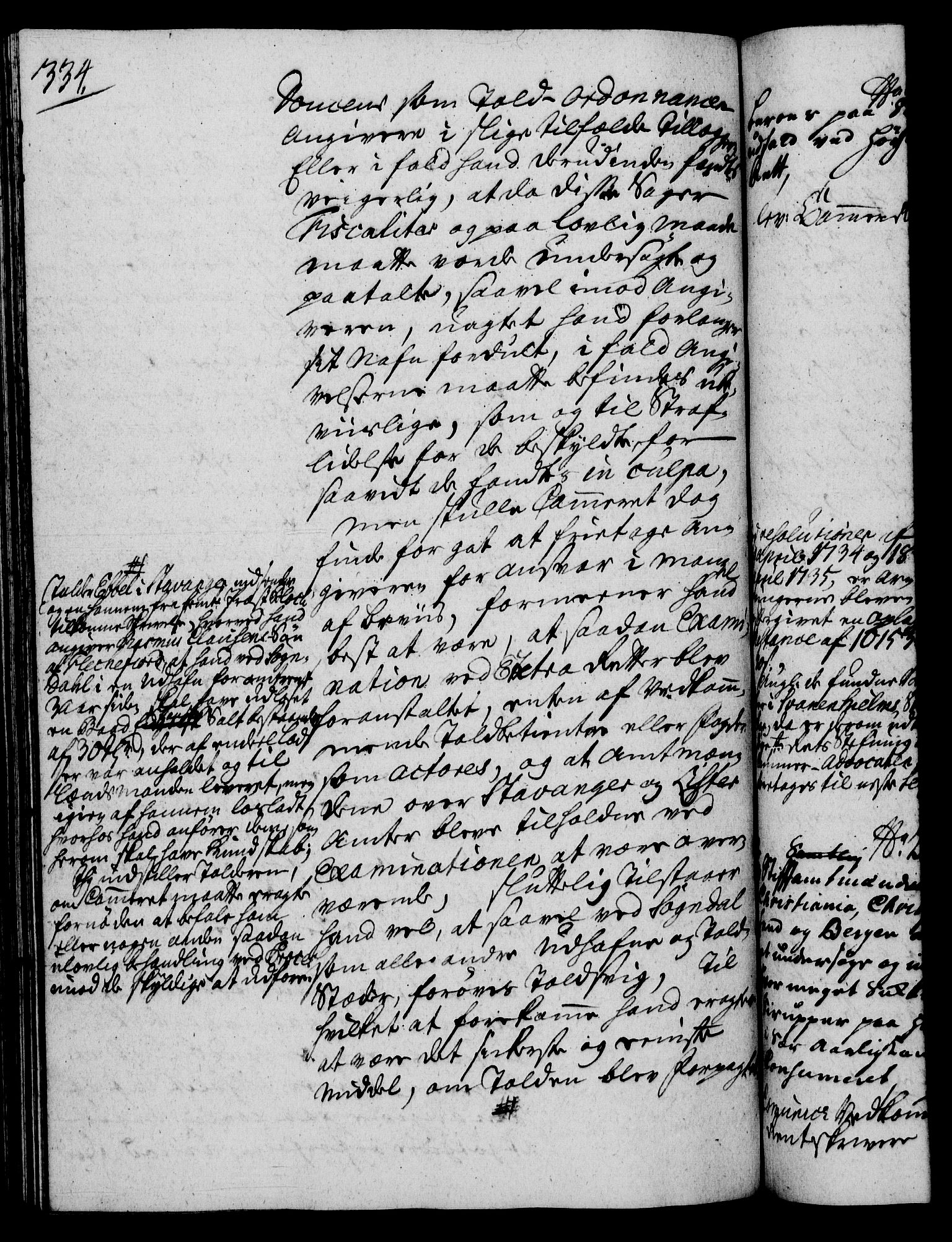 Rentekammeret, Kammerkanselliet, RA/EA-3111/G/Gh/Gha/L0023: Norsk ekstraktmemorialprotokoll (merket RK 53.68), 1741-1742, s. 334