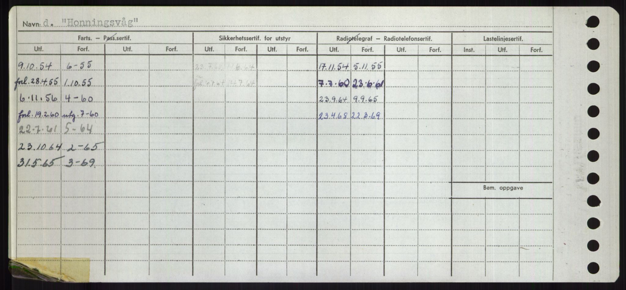 Sjøfartsdirektoratet med forløpere, Skipsmålingen, RA/S-1627/H/Hd/L0017: Fartøy, Holi-Hå, s. 42