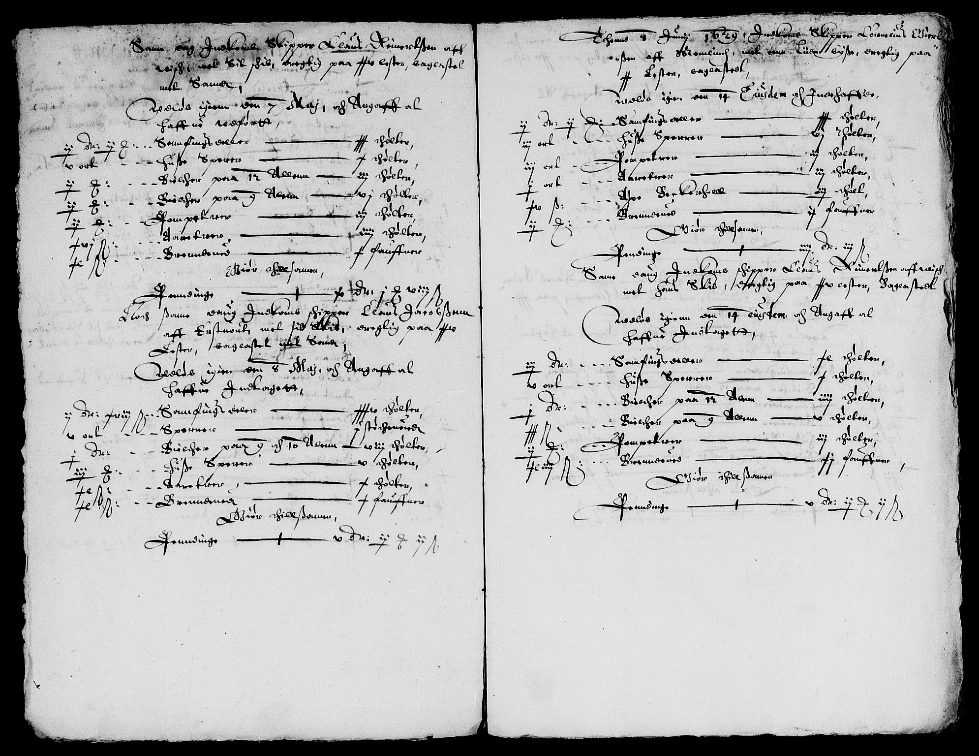 Rentekammeret inntil 1814, Reviderte regnskaper, Lensregnskaper, RA/EA-5023/R/Rb/Rba/L0094: Akershus len, 1618-1630