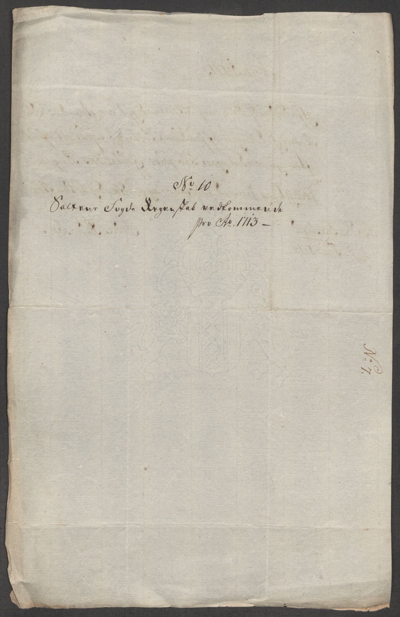 Rentekammeret inntil 1814, Reviderte regnskaper, Fogderegnskap, AV/RA-EA-4092/R66/L4583: Fogderegnskap Salten, 1713, s. 102