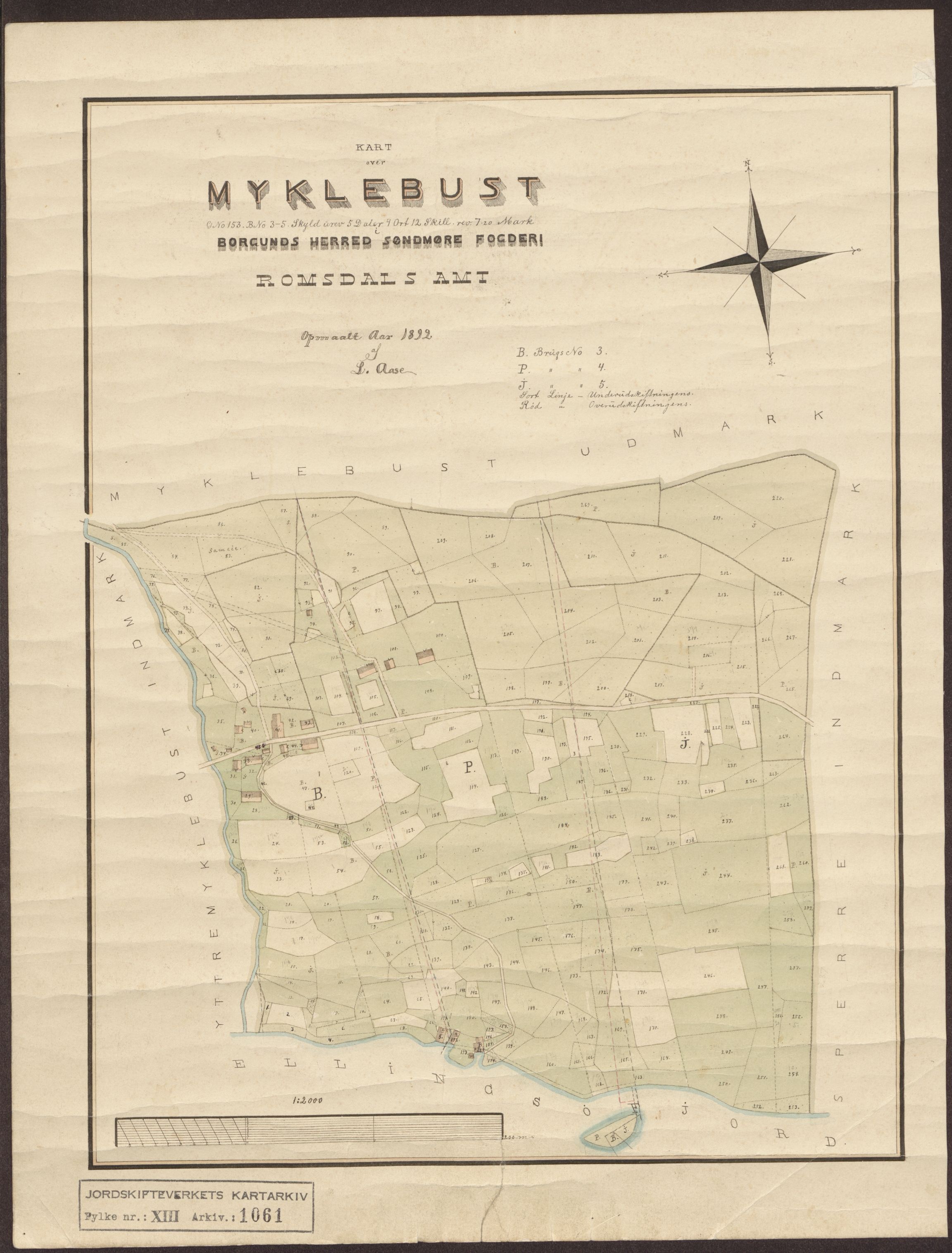 Jordskifteverkets kartarkiv, AV/RA-S-3929/T, 1859-1988, s. 1286