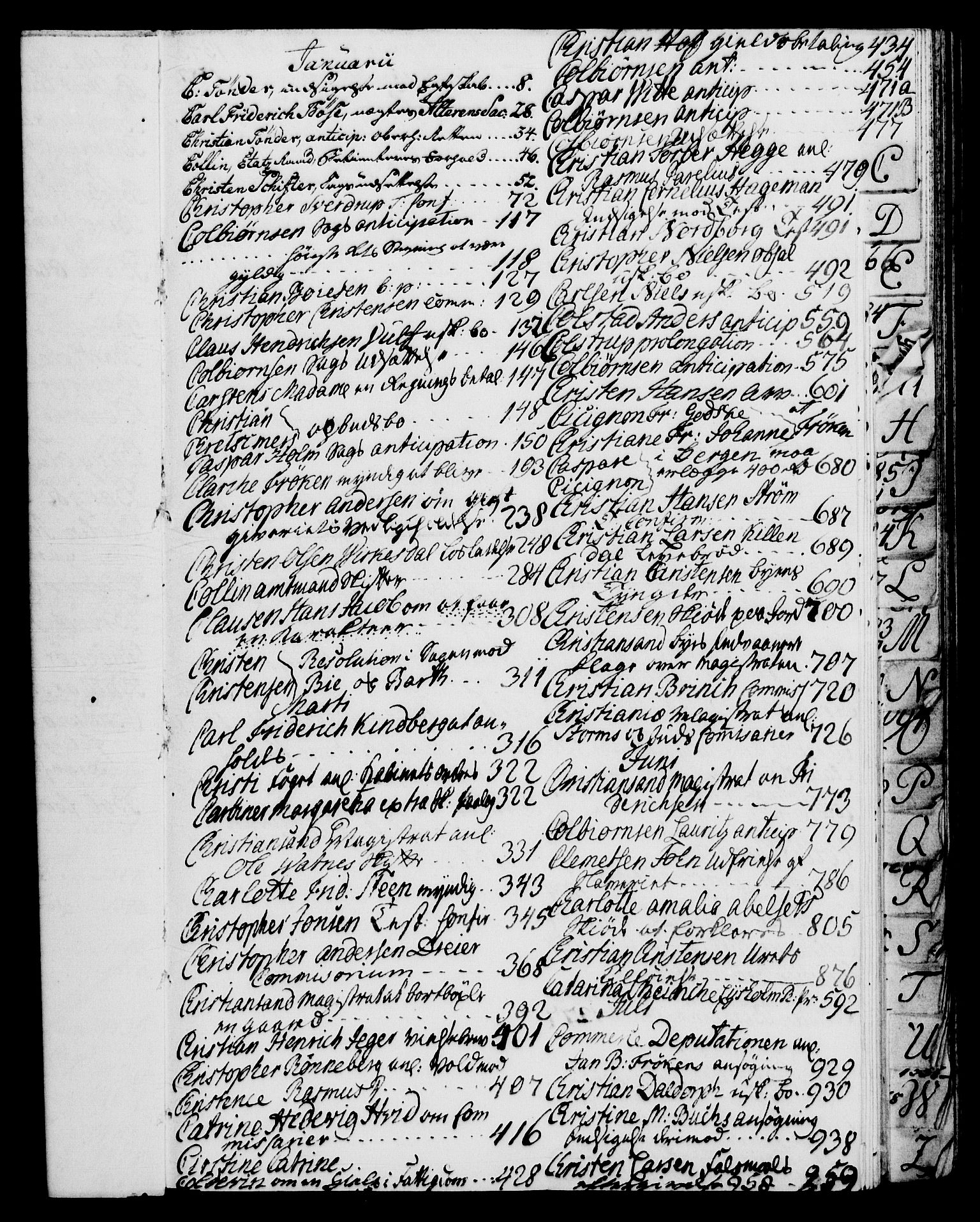 Danske Kanselli 1572-1799, RA/EA-3023/I/Ia/L0002: 3. departements journal, 1772