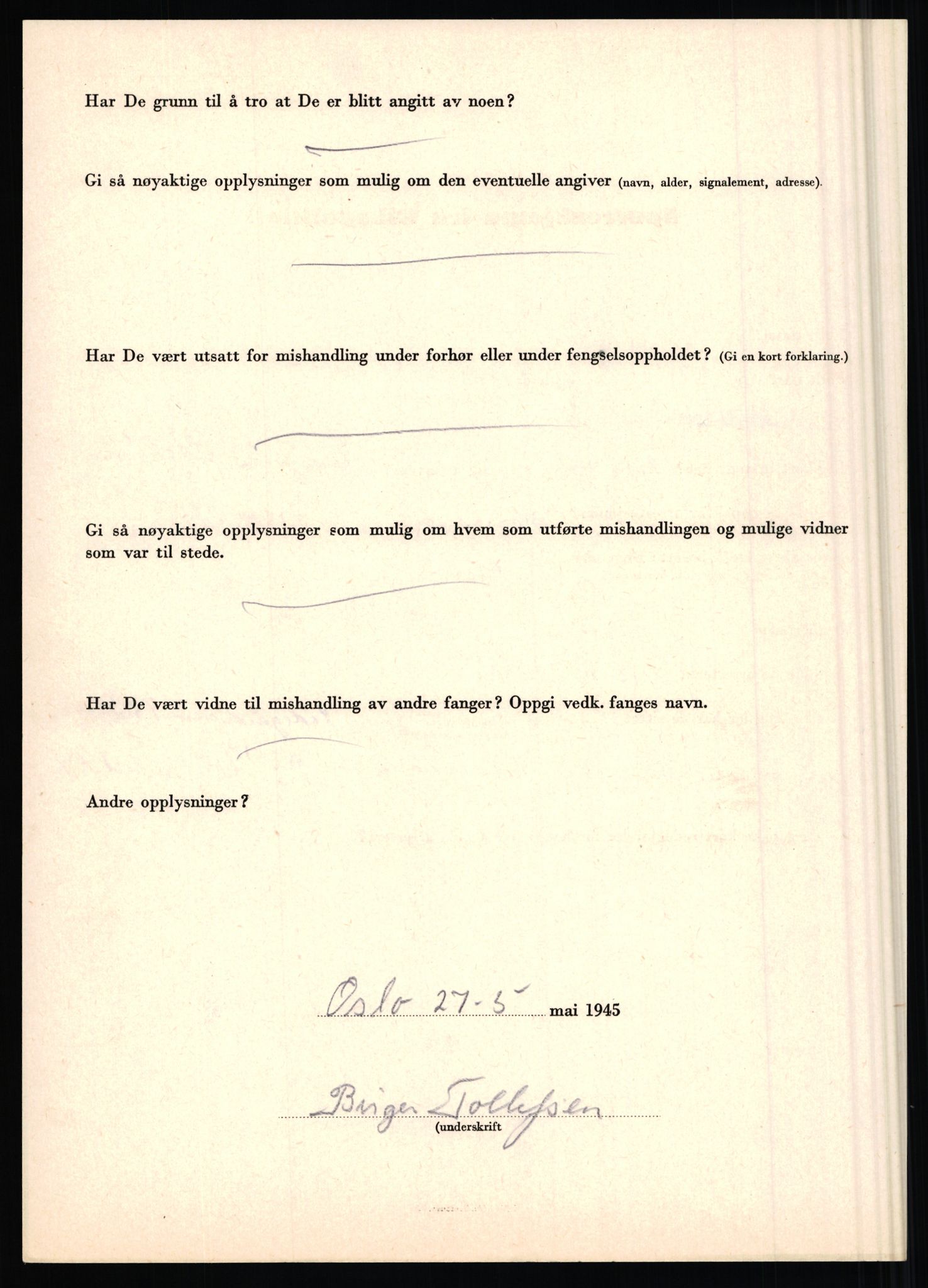 Rikspolitisjefen, AV/RA-S-1560/L/L0017: Tidemann, Hermann G. - Veum, Tjostolv, 1940-1945, s. 88