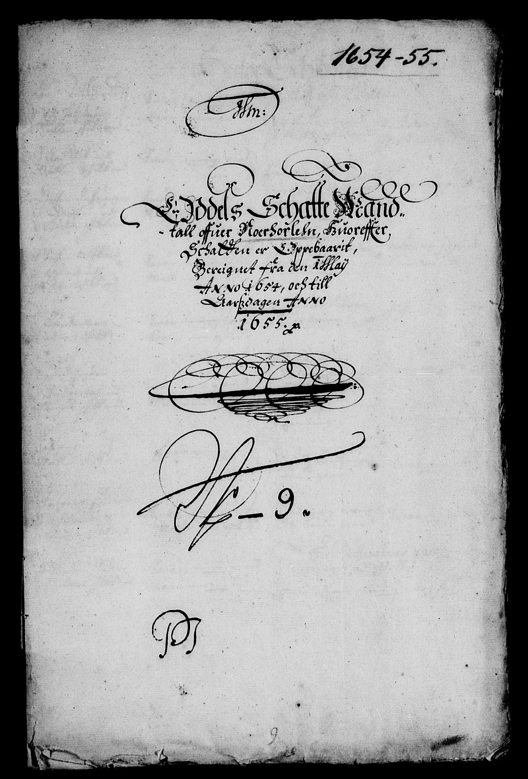 Rentekammeret inntil 1814, Reviderte regnskaper, Lensregnskaper, AV/RA-EA-5023/R/Rb/Rbt/L0129: Bergenhus len, 1654-1655
