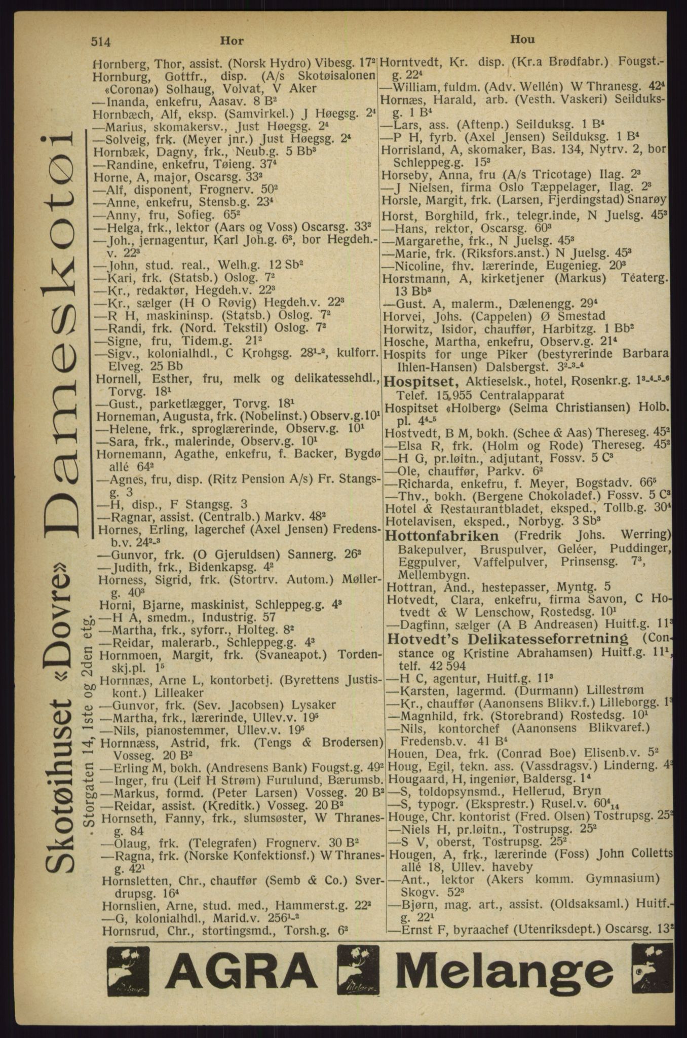 Kristiania/Oslo adressebok, PUBL/-, 1927, s. 514