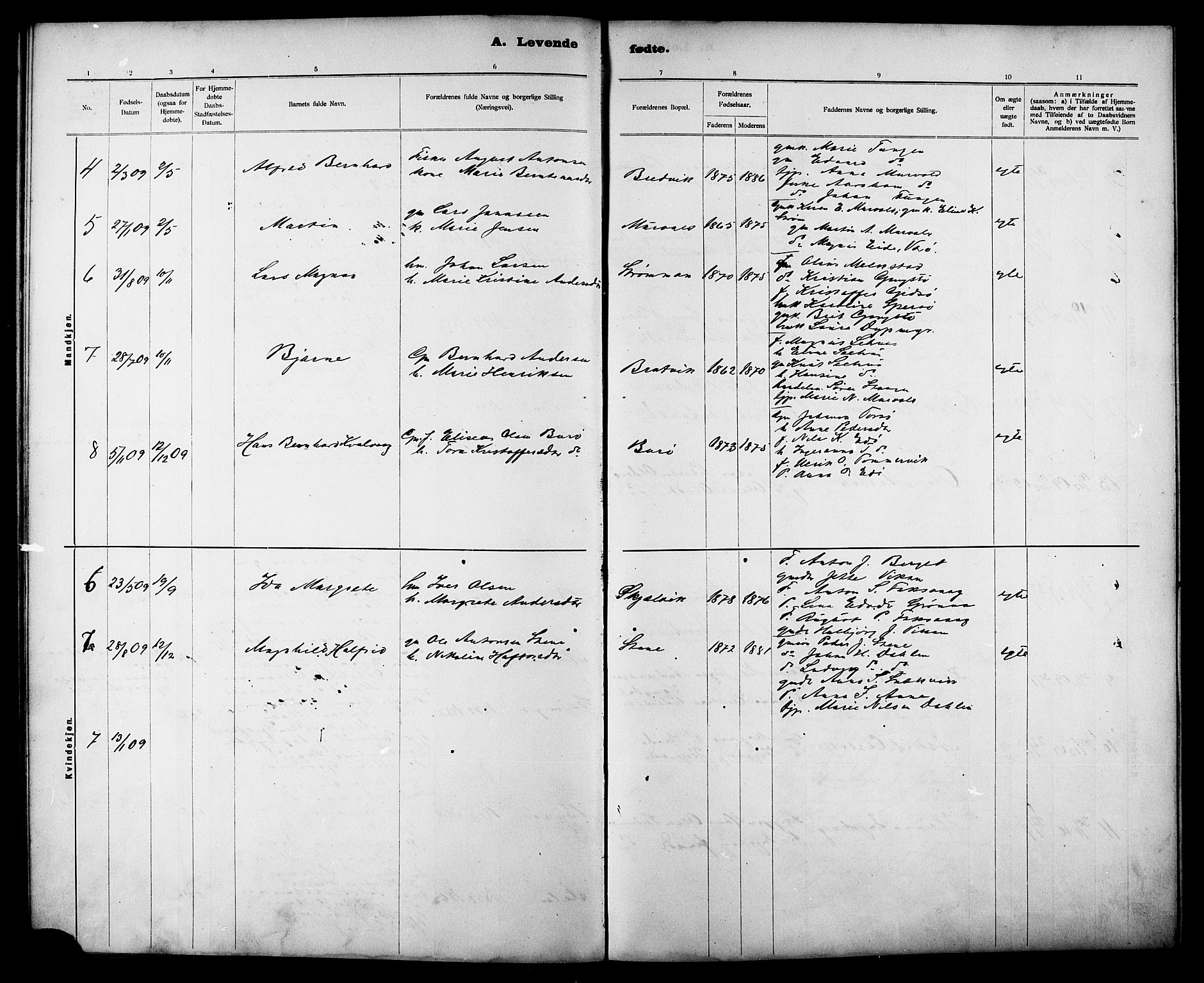 Ministerialprotokoller, klokkerbøker og fødselsregistre - Sør-Trøndelag, AV/SAT-A-1456/635/L0553: Klokkerbok nr. 635C01, 1898-1919