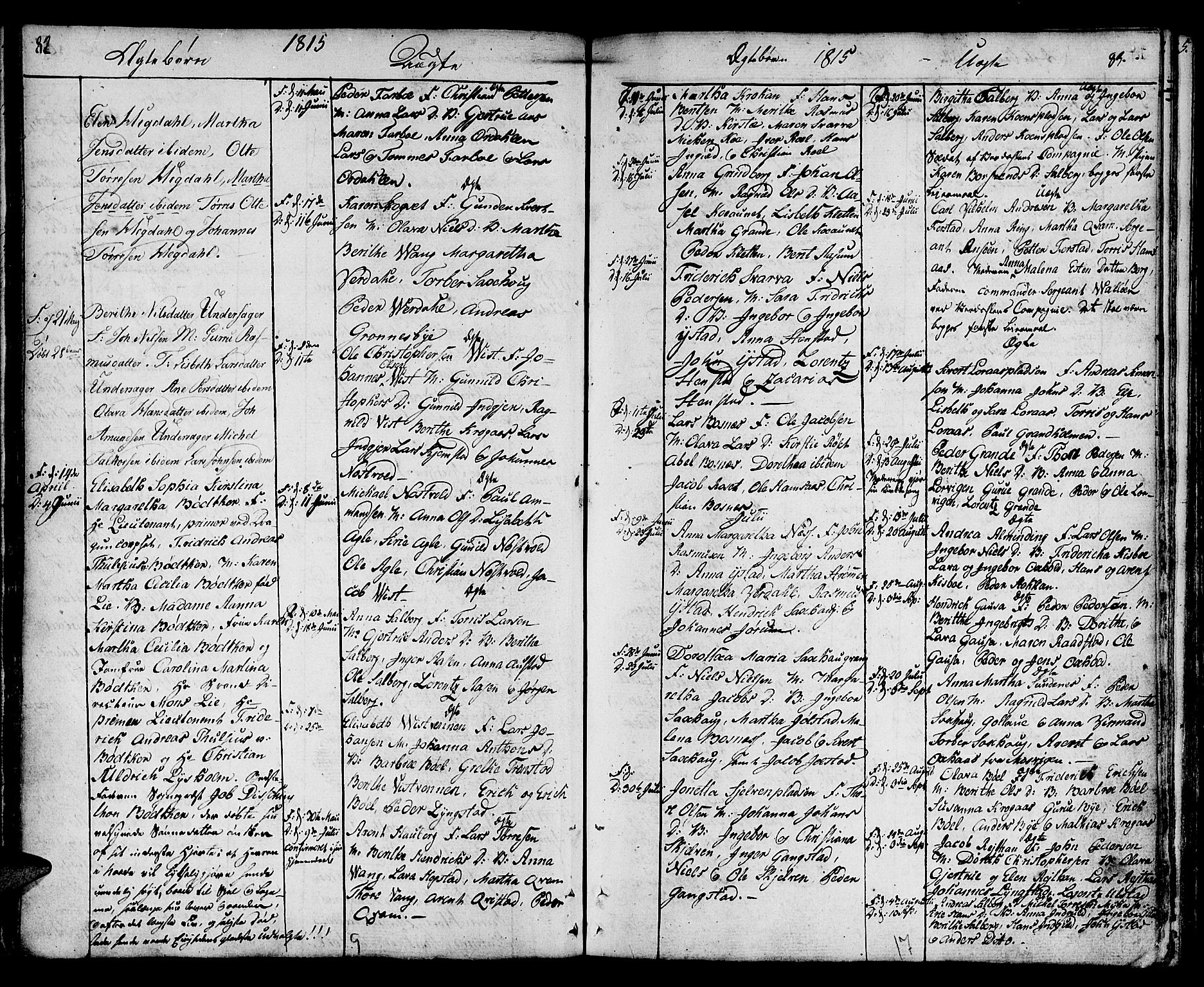 Ministerialprotokoller, klokkerbøker og fødselsregistre - Nord-Trøndelag, SAT/A-1458/730/L0274: Ministerialbok nr. 730A03, 1802-1816, s. 82-83