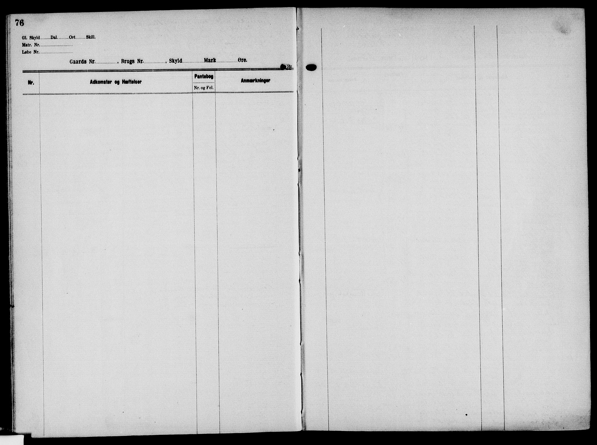 Solør tingrett, AV/SAH-TING-008/H/Ha/Hak/L0005: Panteregister nr. V, 1900-1935, s. 76