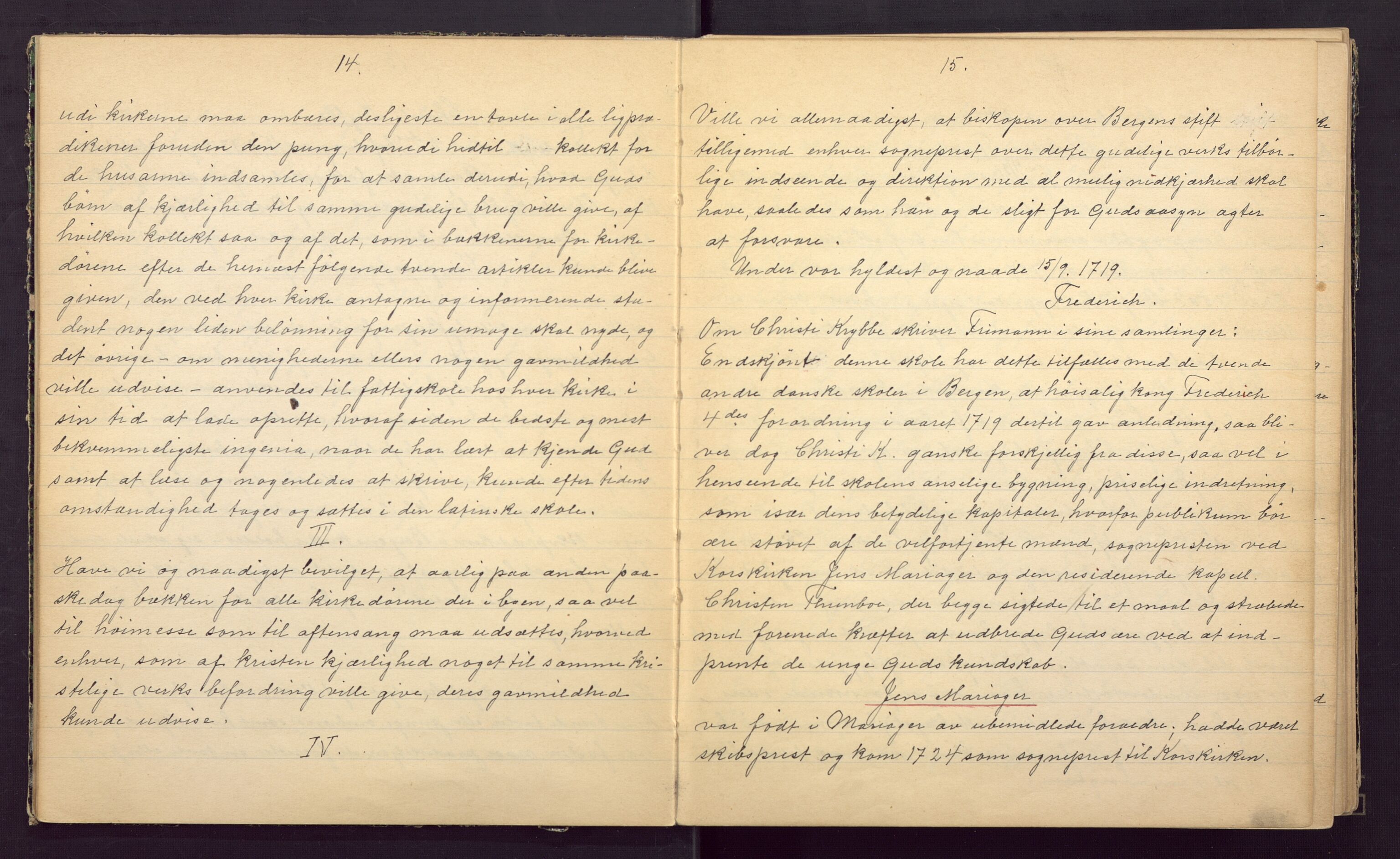 Christi Krybbe skoler, BBA/A-0082/M/Md/L0002: Nedtegnelsesbok, 1925