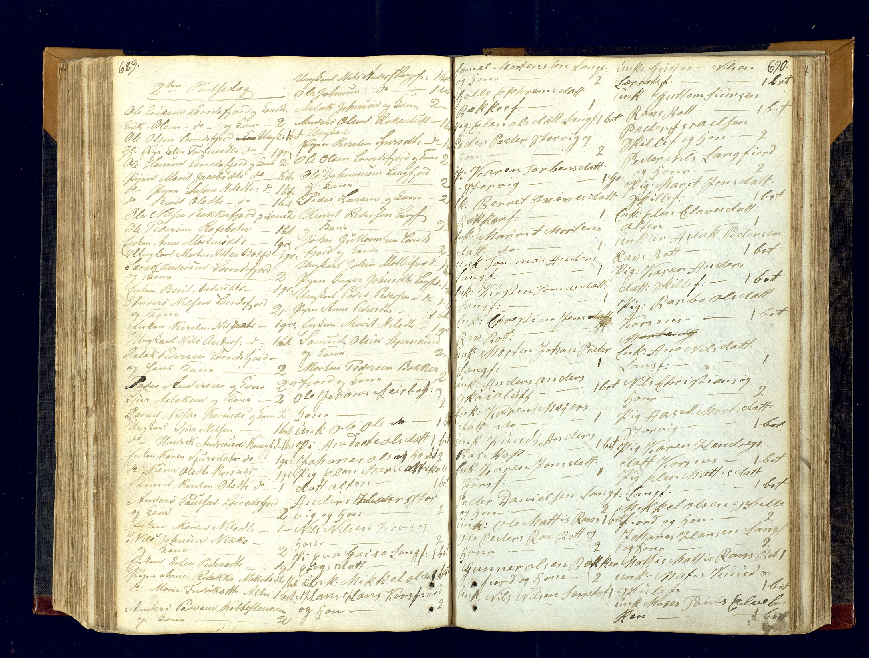 Talvik sokneprestkontor, AV/SATØ-S-1337/H/Ha/L0007kirke: Ministerialbok nr. 7, 1813-1821, s. 689-690