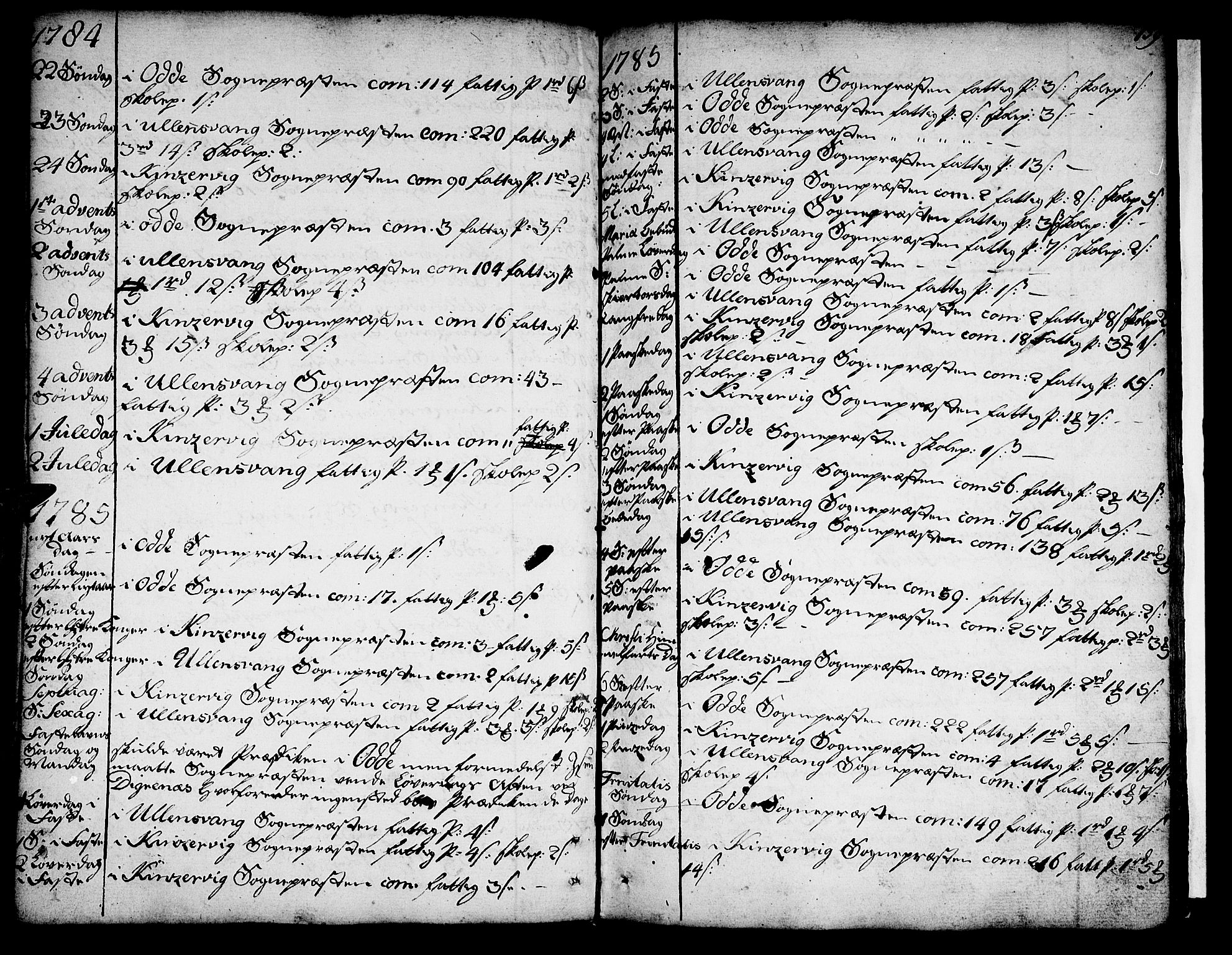 Ullensvang sokneprestembete, SAB/A-78701/H/Haa: Ministerialbok nr. A 6 /1, 1758-1788, s. 159
