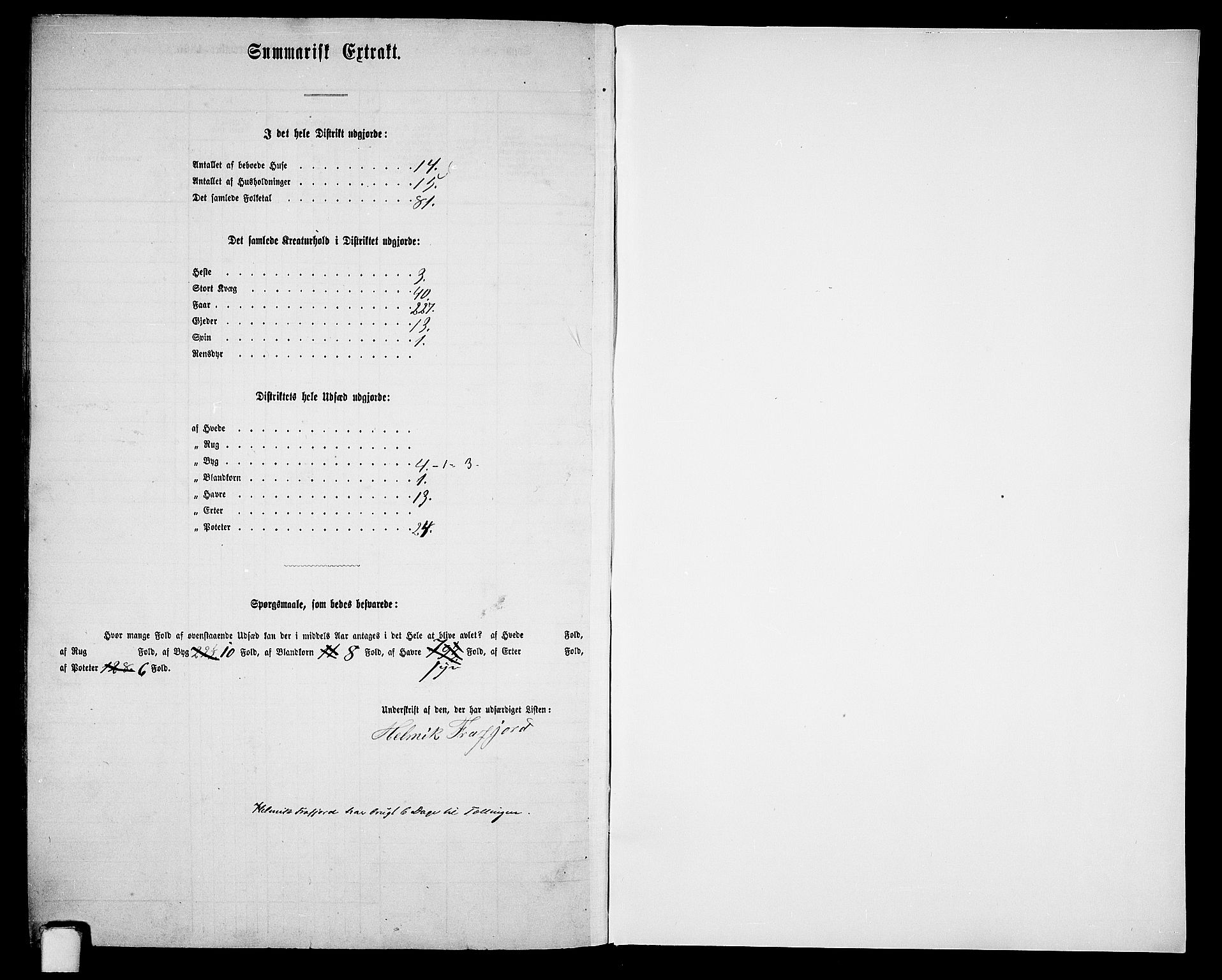 RA, Folketelling 1865 for 1128P Høgsfjord prestegjeld, 1865, s. 146