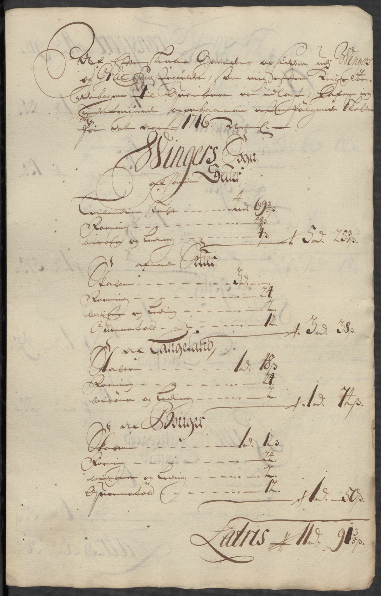 Rentekammeret inntil 1814, Reviderte regnskaper, Fogderegnskap, AV/RA-EA-4092/R13/L0855: Fogderegnskap Solør, Odal og Østerdal, 1716, s. 328