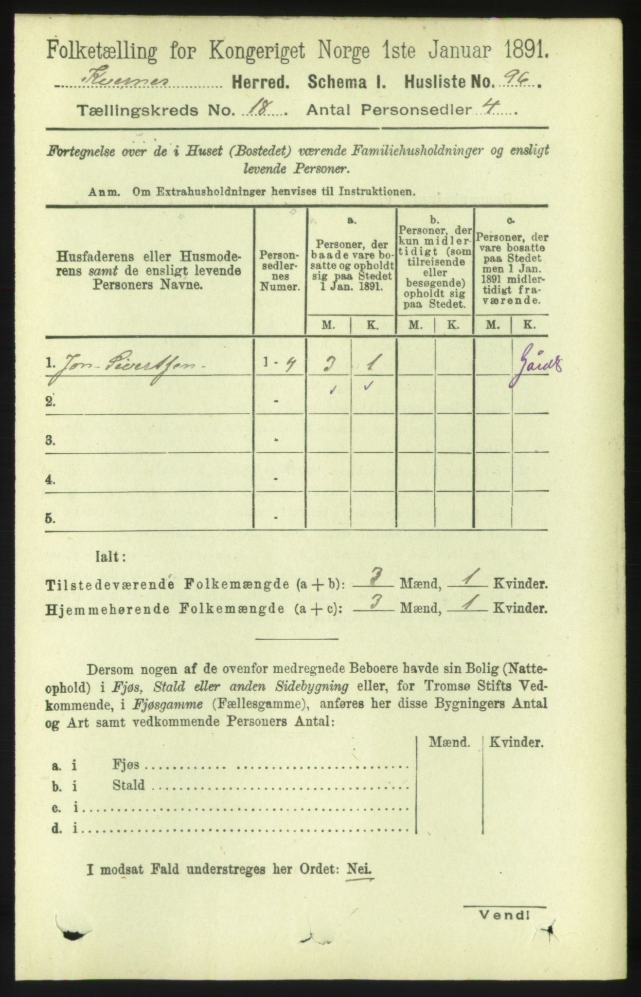 RA, Folketelling 1891 for 1553 Kvernes herred, 1891, s. 7749