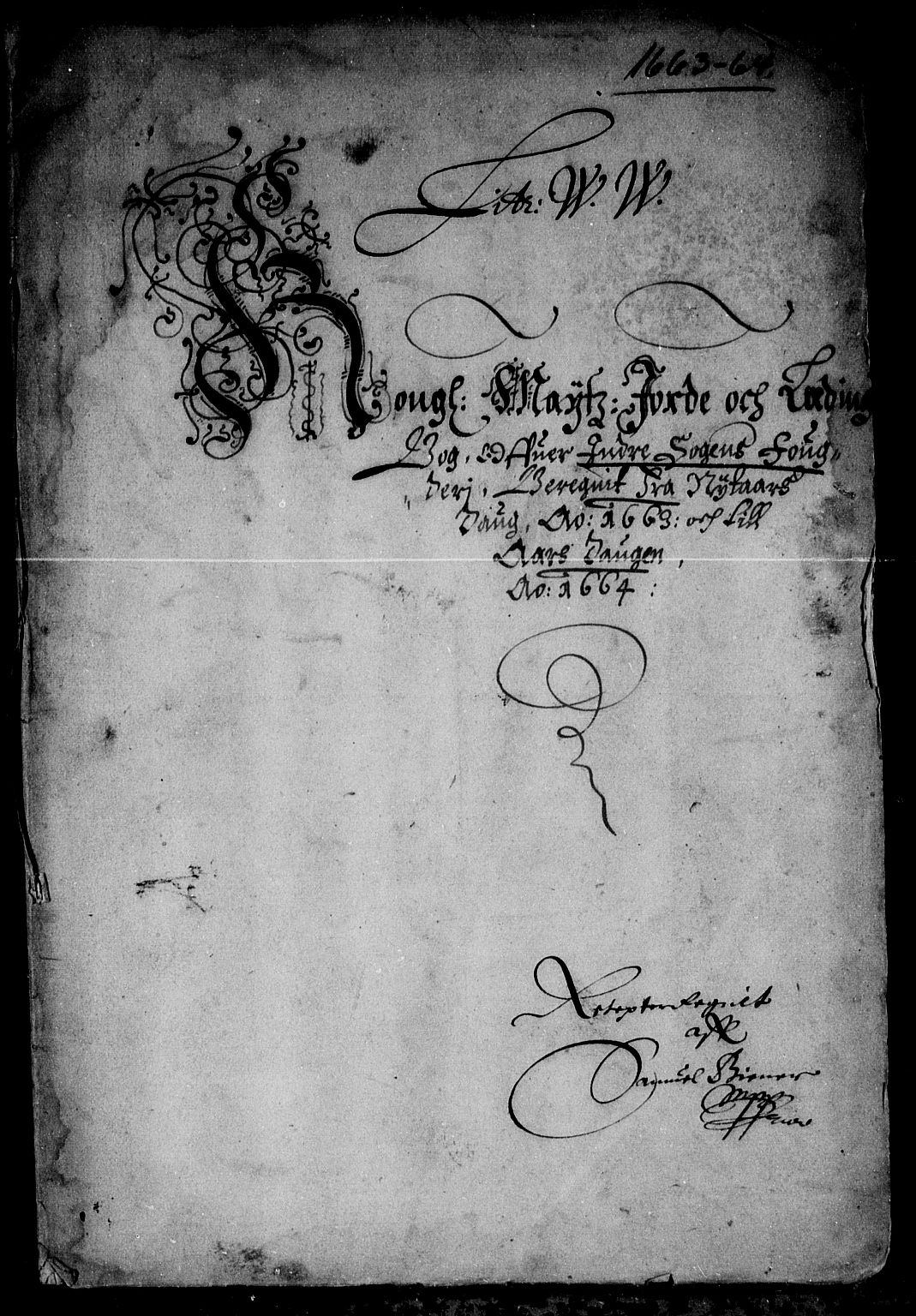 Rentekammeret inntil 1814, Reviderte regnskaper, Stiftamtstueregnskaper, Bergen stiftamt, RA/EA-6043/R/Rc/L0010: Bergen stiftamt, 1661-1663