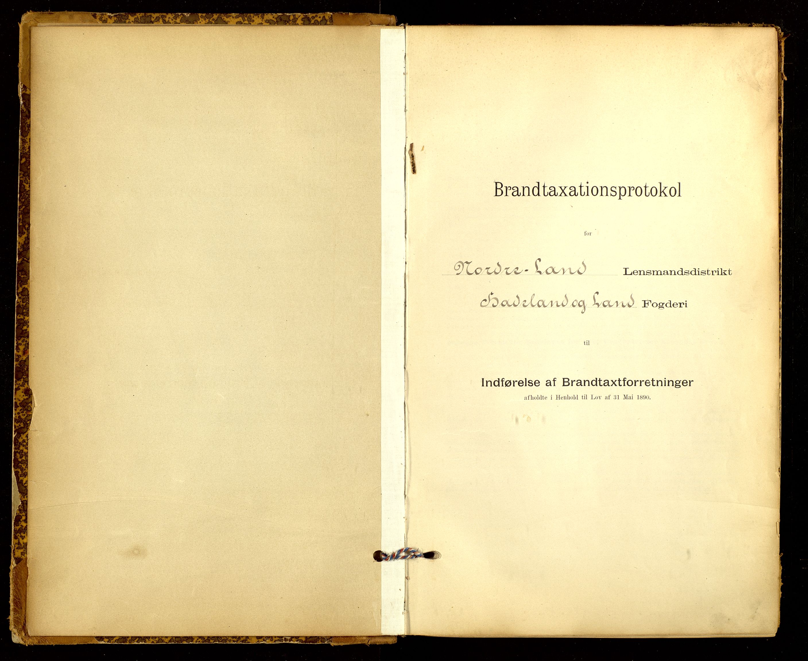 Norges Brannkasse, Nordre Land, AV/SAH-NBRANL-053/F/L0003: Branntakstprotokoll, 1896-1939