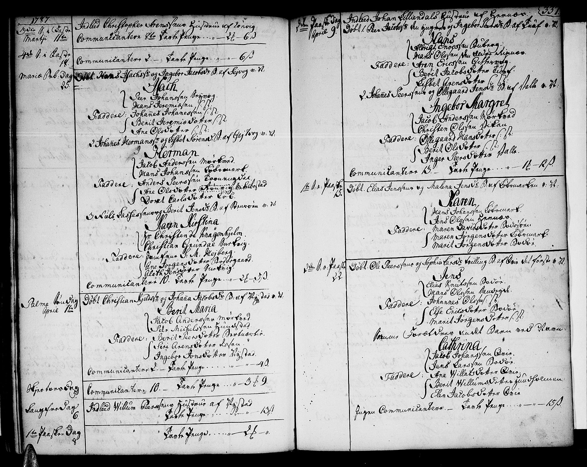 Ministerialprotokoller, klokkerbøker og fødselsregistre - Nordland, AV/SAT-A-1459/801/L0003: Ministerialbok nr. 801A03, 1762-1795, s. 337