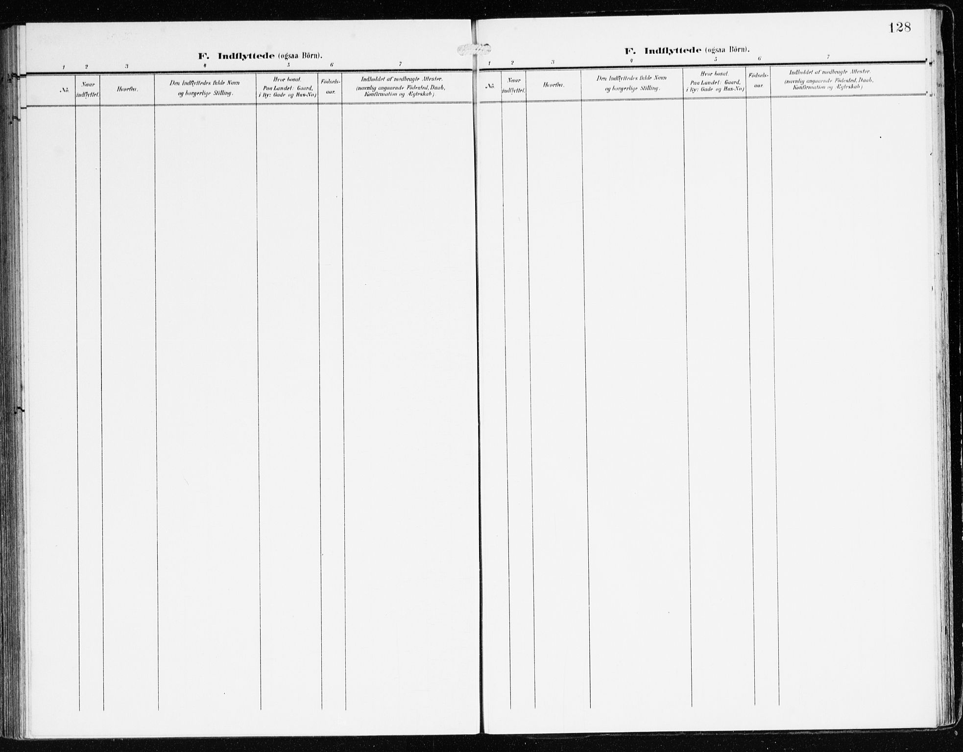 Bremanger sokneprestembete, SAB/A-82201/H/Haa/Haab/L0003: Ministerialbok nr. B 3, 1908-1925, s. 128