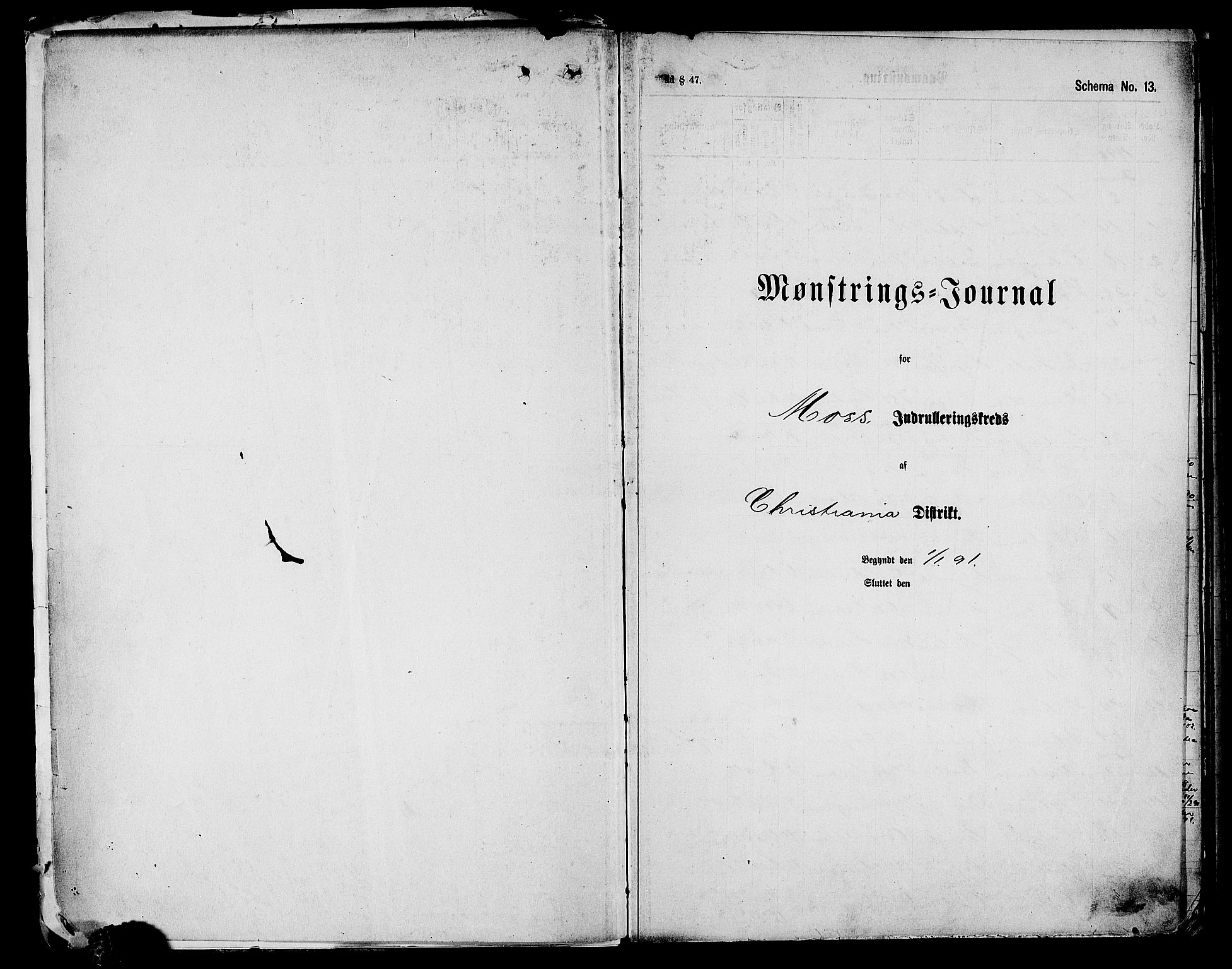 Moss mønstringskontor, AV/SAO-A-10569d/G/Ga/L0001: Mønstringsjournal, 1890-1938, s. 3