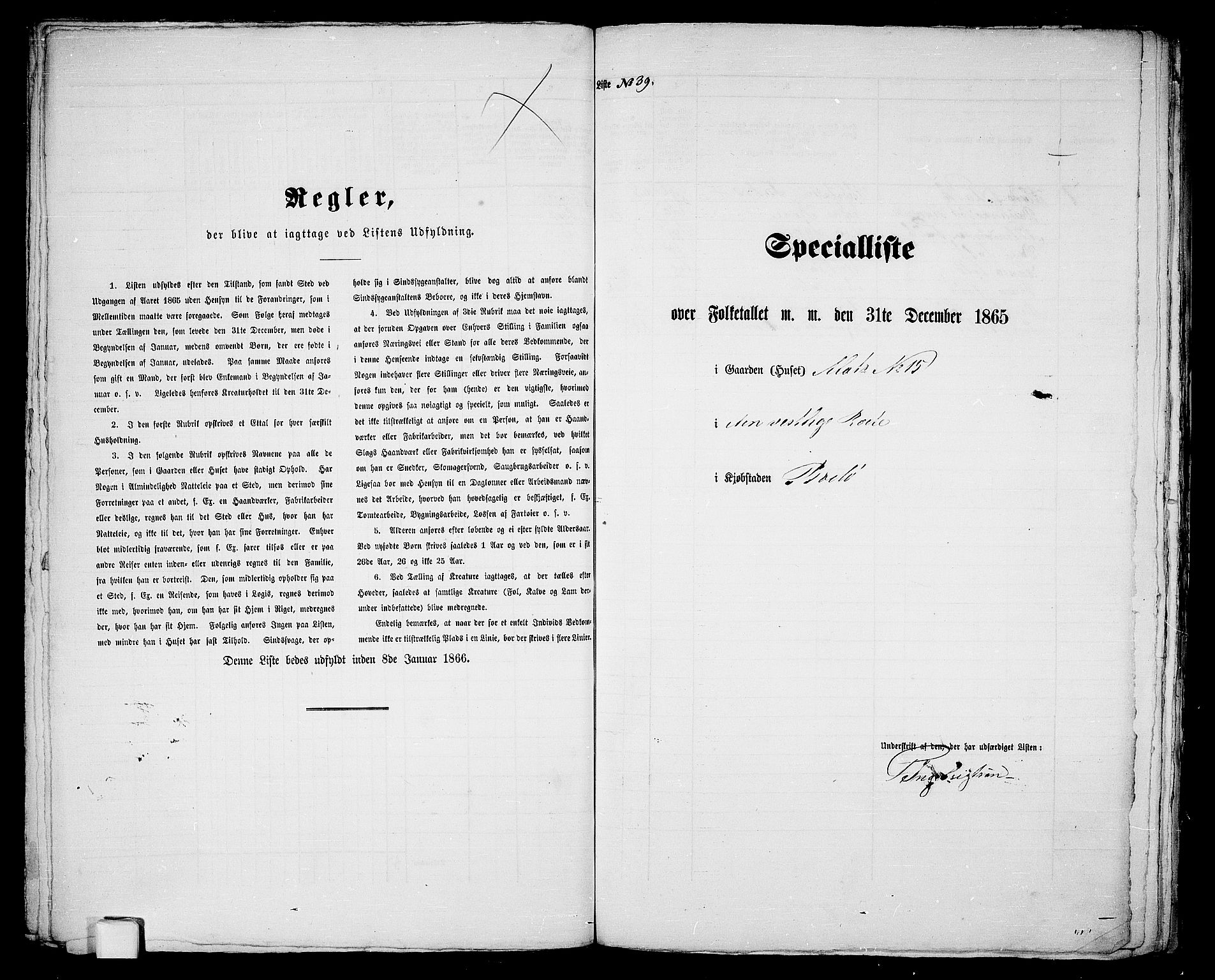 RA, Folketelling 1865 for 1804B Bodø prestegjeld, Bodø kjøpstad, 1865, s. 73