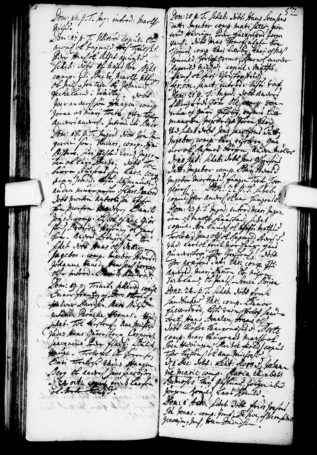 Skjeberg prestekontor Kirkebøker, AV/SAO-A-10923/F/Fa/L0001: Ministerialbok nr. I 1, 1702-1725, s. 52