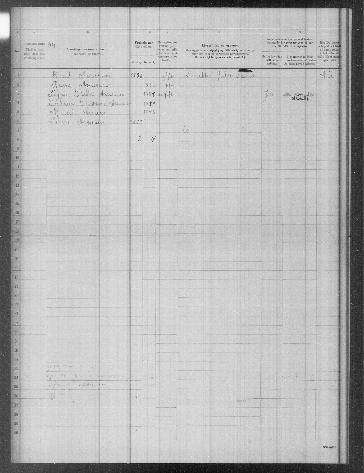 OBA, Kommunal folketelling 31.12.1902 for Kristiania kjøpstad, 1902, s. 11561