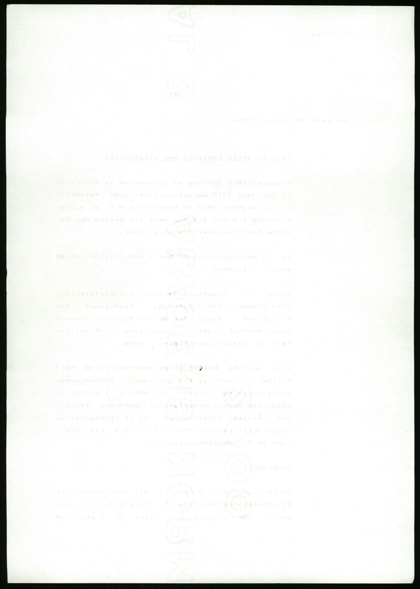 Sjøfartsdirektoratet med forløpere, generelt arkiv, AV/RA-S-1407/D/Du/Duc/L0642/0001: Skipskontrollen - Forskrifter / Forskrift om utleiebåter (2 mapper), 1978-1987, s. 416