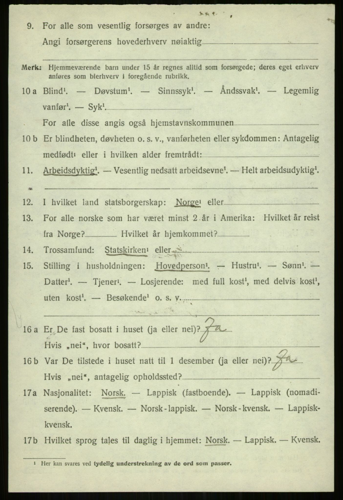 SATØ, Folketelling 1920 for 1922 Bardu herred, 1920, s. 2356