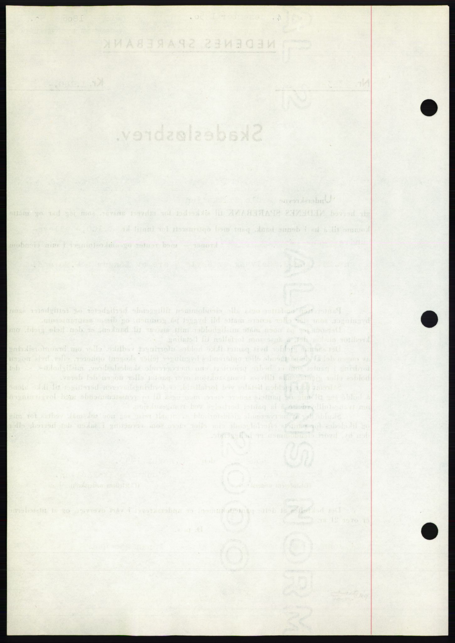 Nedenes sorenskriveri, SAK/1221-0006/G/Gb/Gbb/L0008: Pantebok nr. B8, 1950-1950, Dagboknr: 1806/1950