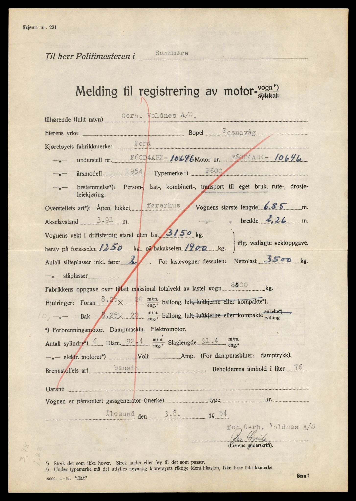 Møre og Romsdal vegkontor - Ålesund trafikkstasjon, AV/SAT-A-4099/F/Fe/L0035: Registreringskort for kjøretøy T 12653 - T 12829, 1927-1998, s. 1246