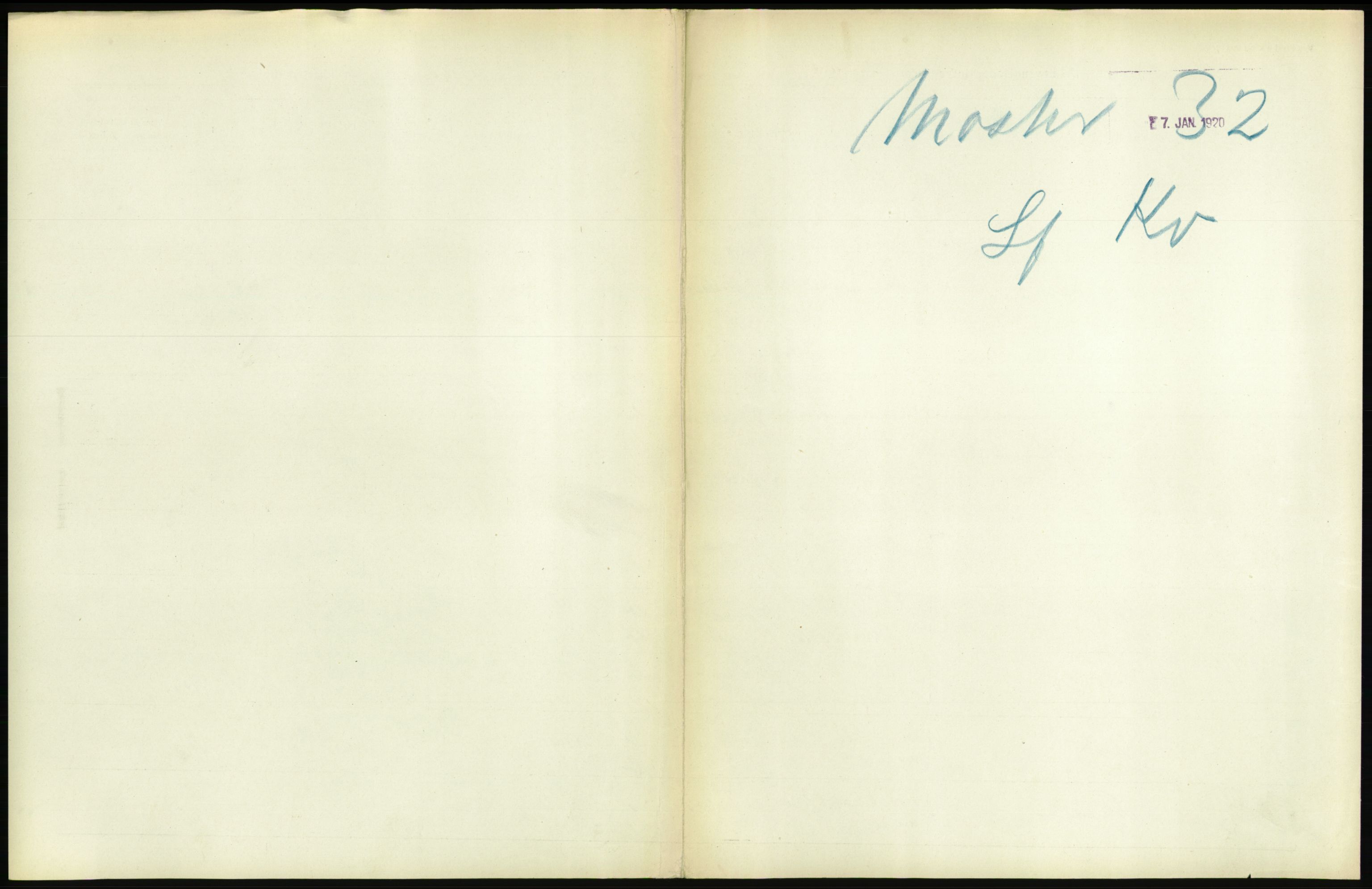 Statistisk sentralbyrå, Sosiodemografiske emner, Befolkning, RA/S-2228/D/Df/Dfb/Dfbi/L0031: Hordaland fylke: Levendefødte menn og kvinner. Bygder., 1919, s. 615