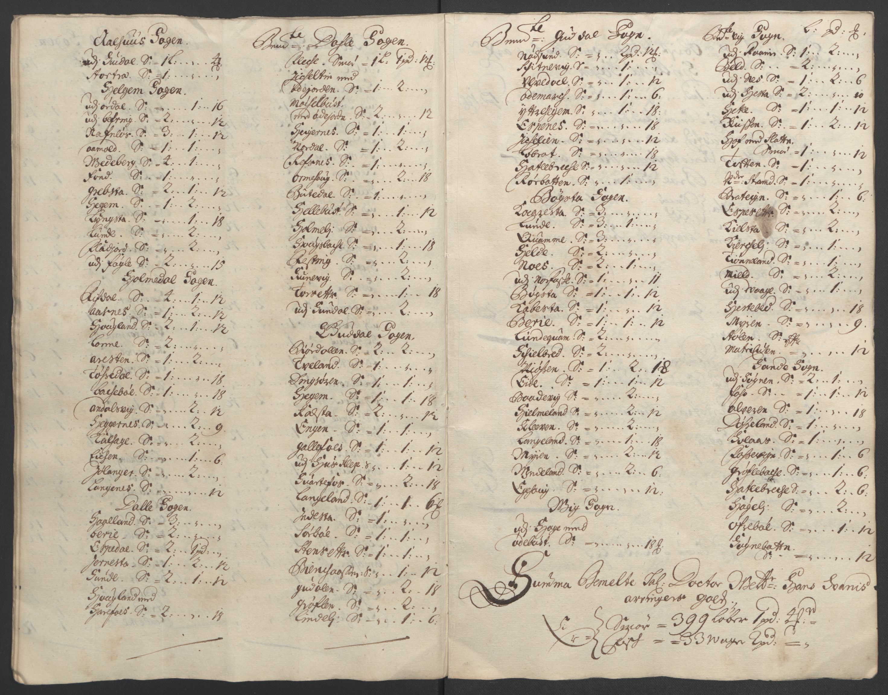 Rentekammeret inntil 1814, Reviderte regnskaper, Fogderegnskap, AV/RA-EA-4092/R53/L3420: Fogderegnskap Sunn- og Nordfjord, 1691-1692, s. 187