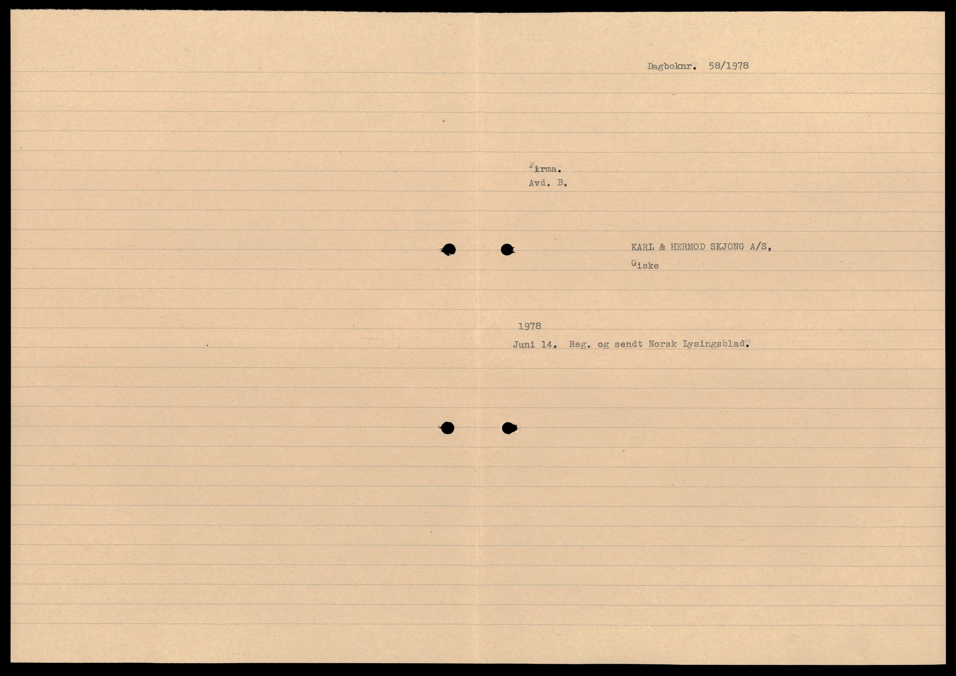 Nordre Sunnmøre sorenskriveri, AV/SAT-A-0006/2/J/Jd/Jde/L0046: Bilag. Aksjeselskap, Sk-So, 1944-1990, s. 3