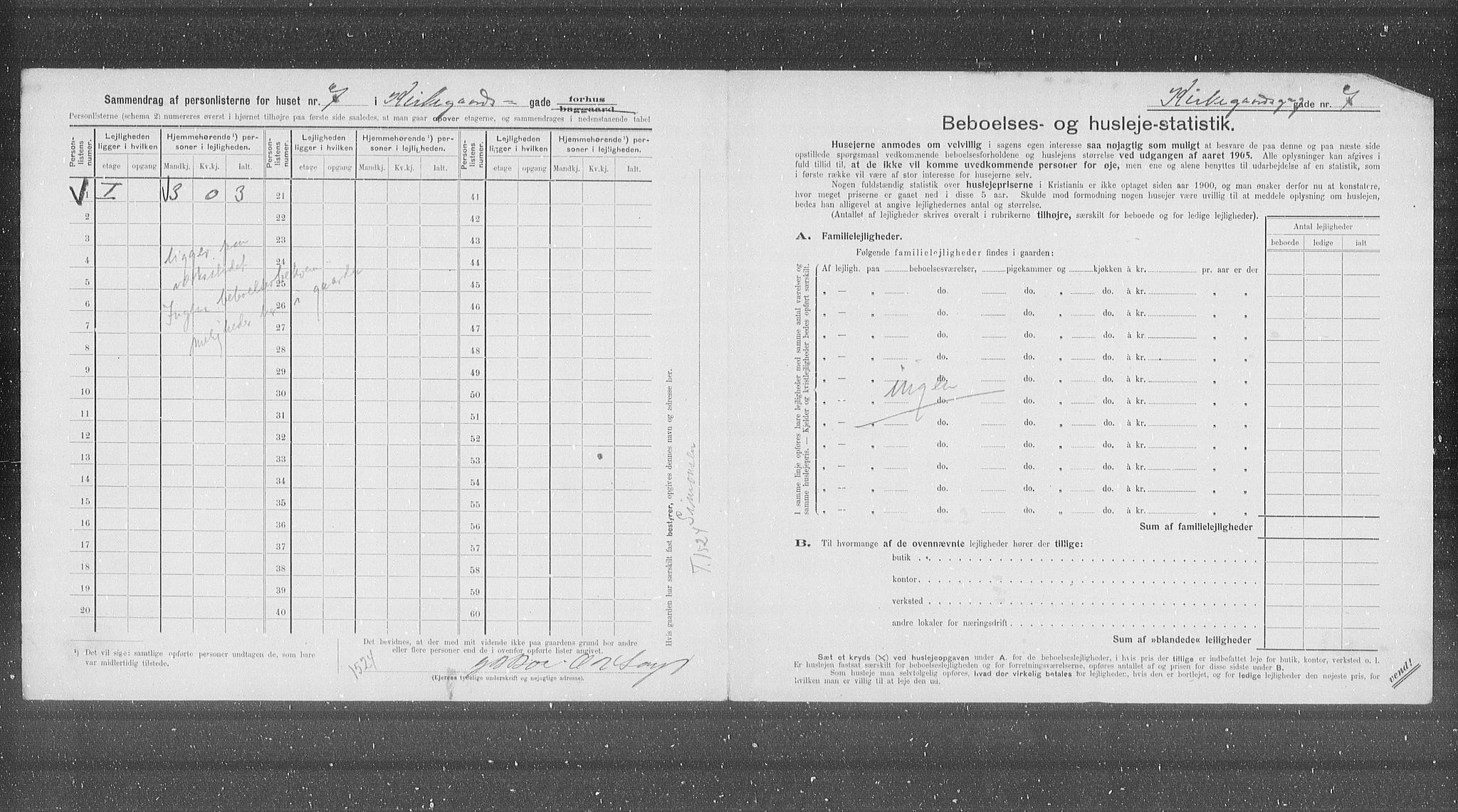 OBA, Kommunal folketelling 31.12.1905 for Kristiania kjøpstad, 1905, s. 26613