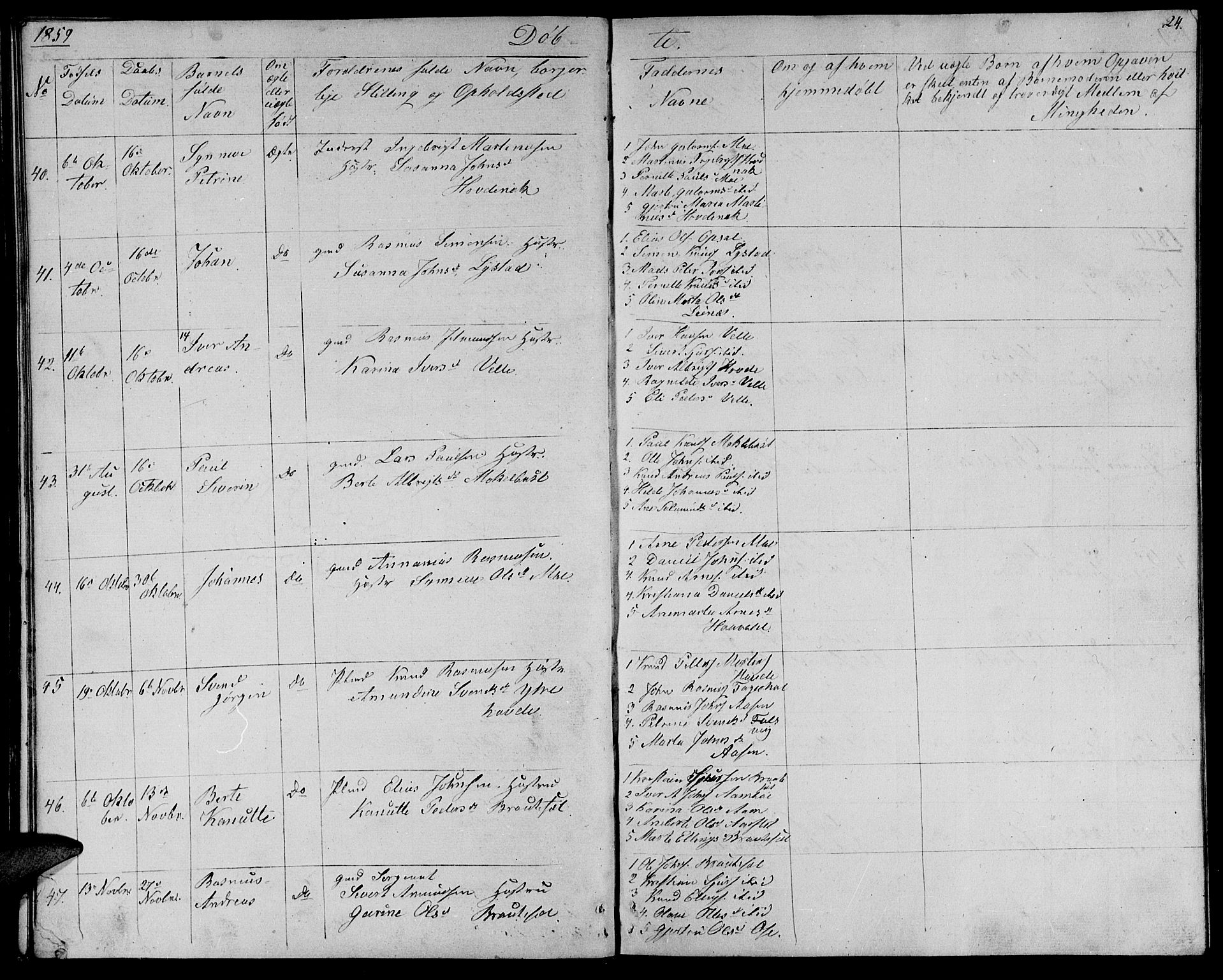 Ministerialprotokoller, klokkerbøker og fødselsregistre - Møre og Romsdal, AV/SAT-A-1454/513/L0187: Klokkerbok nr. 513C01, 1856-1864, s. 24