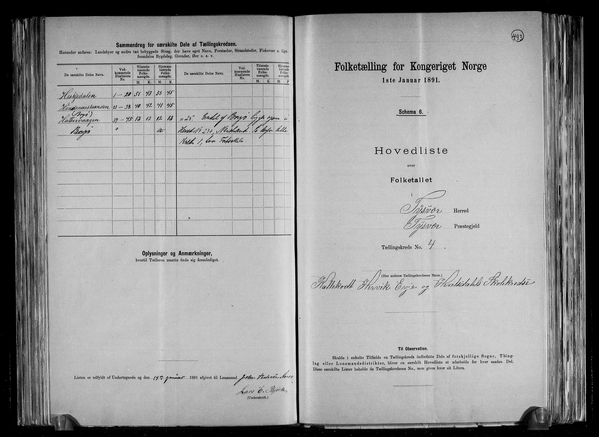 RA, Folketelling 1891 for 1146 Tysvær herred, 1891, s. 11