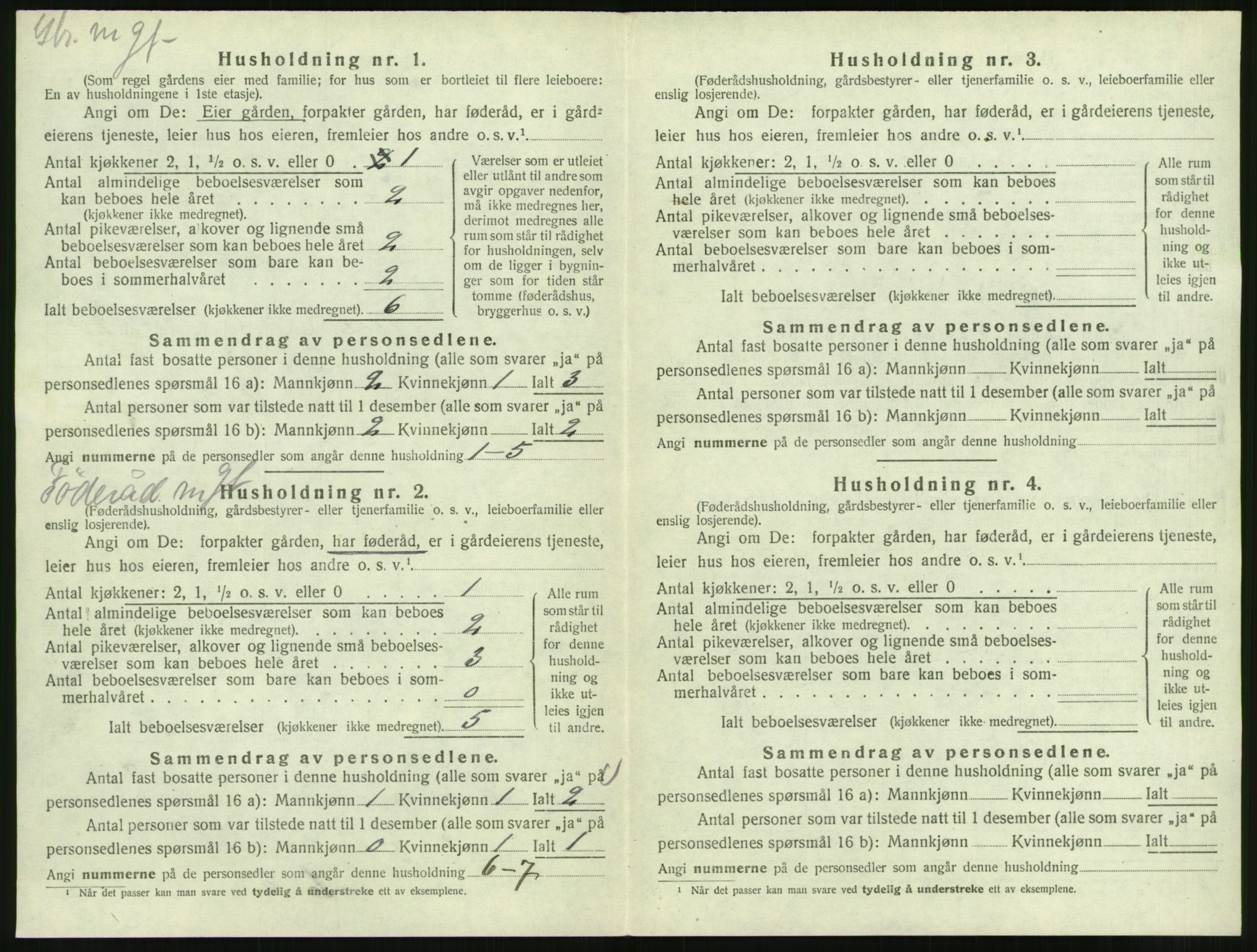SAT, Folketelling 1920 for 1558 Øre herred, 1920, s. 196