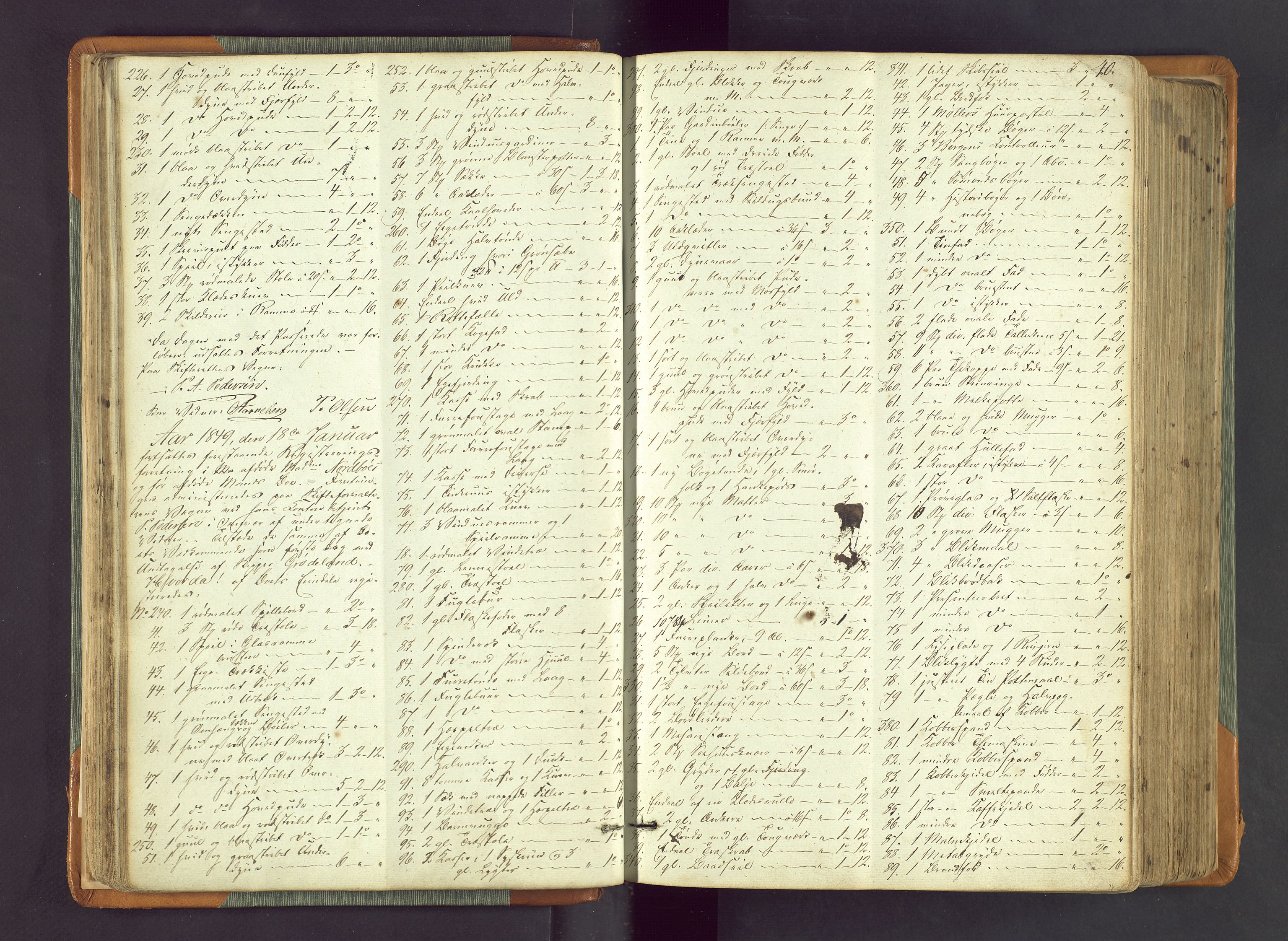 Stavanger byfogd, AV/SAST-A-101408/001/5/50/503BA/L0002: Registreringsprotokoll, 1846-1864, s. 40