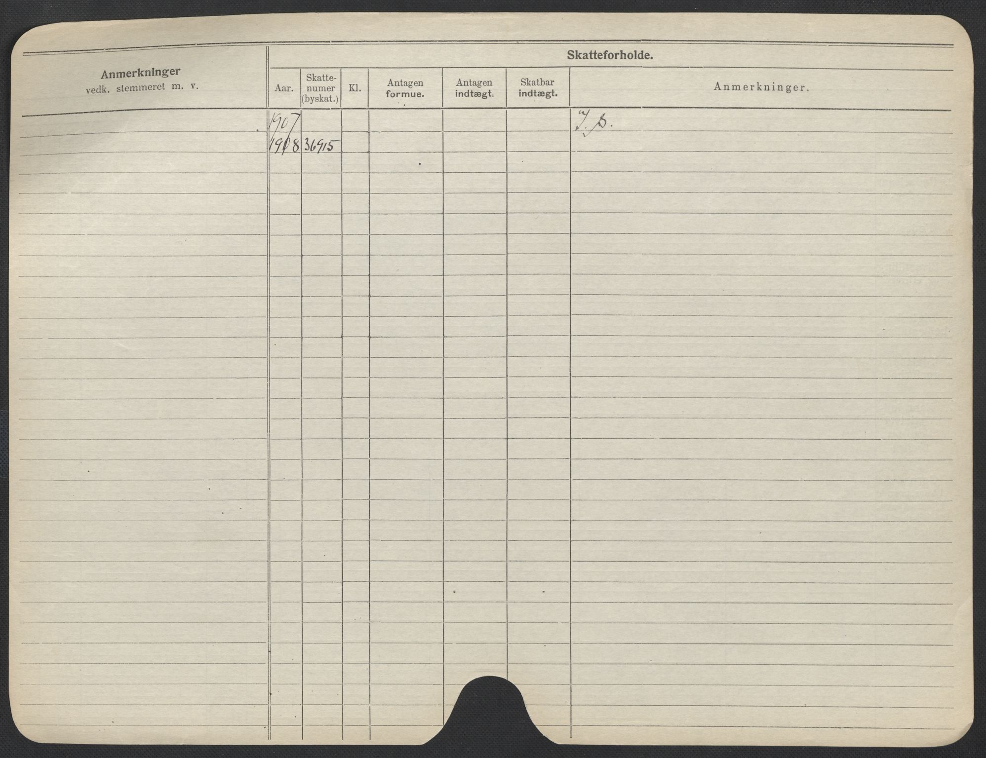 Oslo folkeregister, Registerkort, AV/SAO-A-11715/F/Fa/Fac/L0013: Kvinner, 1906-1914, s. 923b