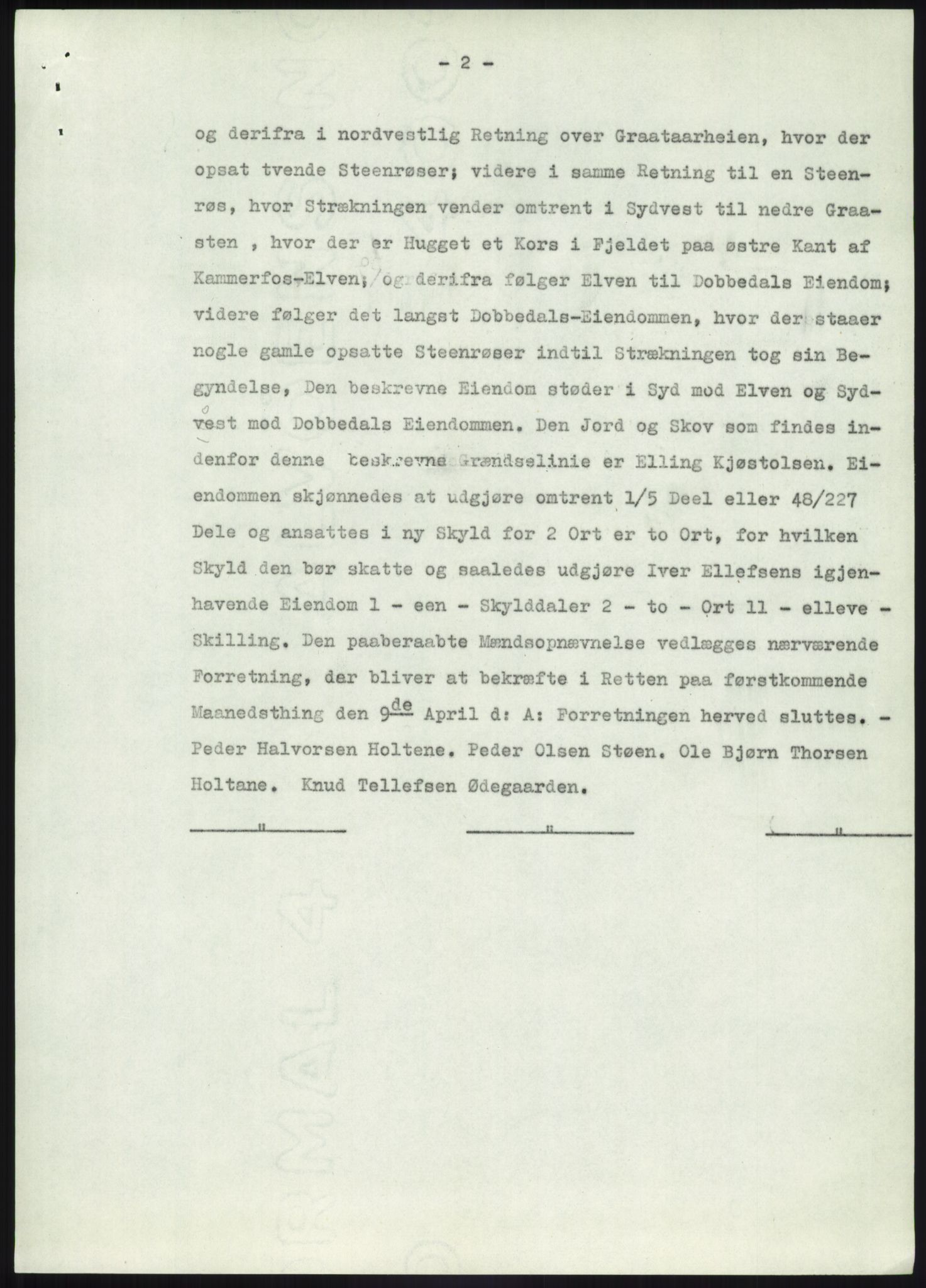 Statsarkivet i Kongsberg, AV/SAKO-A-0001/E/Ee/L0001: Avskrifter, SAO jnr. 744/1944, 933/1944, 340/1947 og 397/1954 - 959/1954, 1944-1954, s. 273