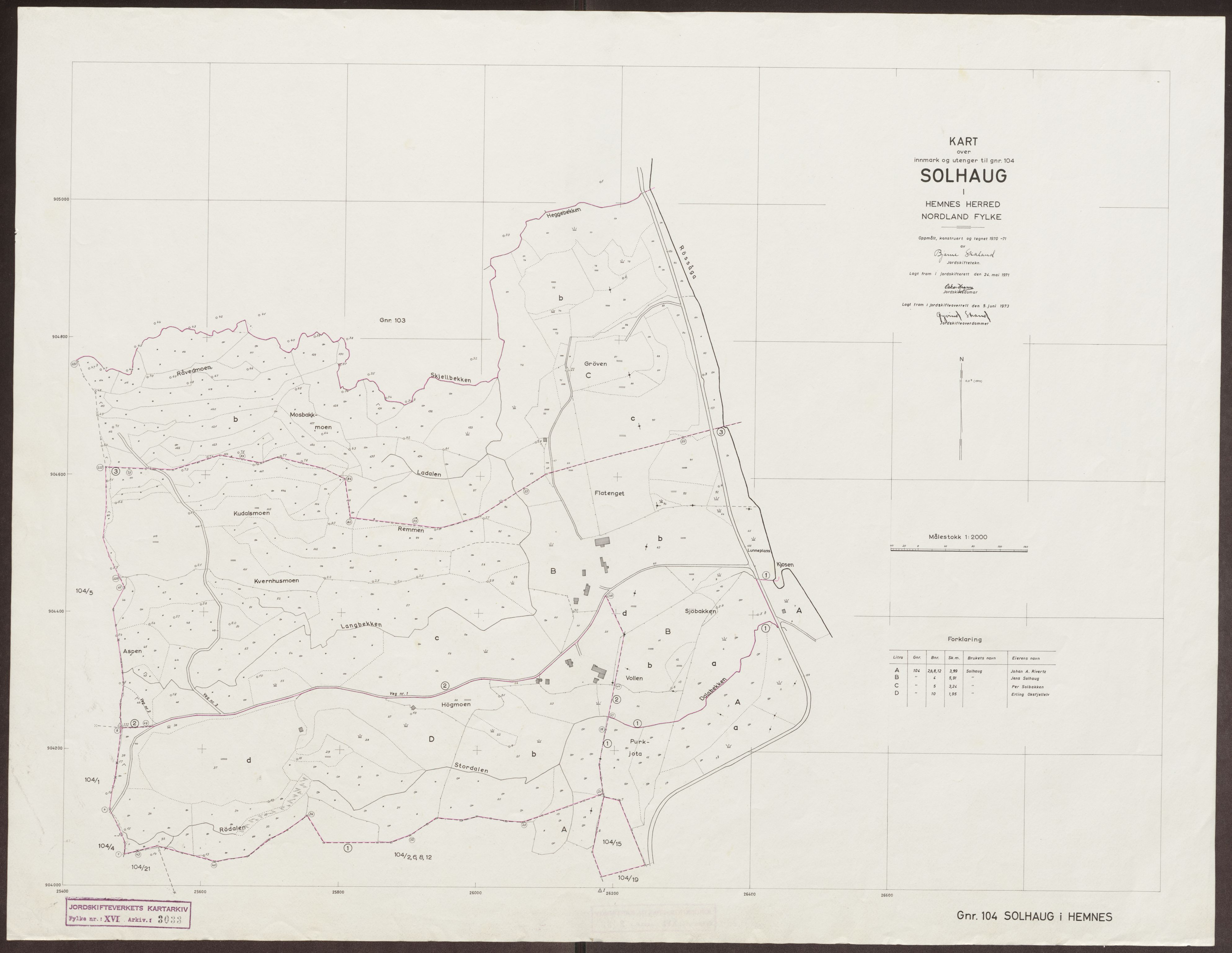 Jordskifteverkets kartarkiv, RA/S-3929/T, 1859-1988, s. 3960